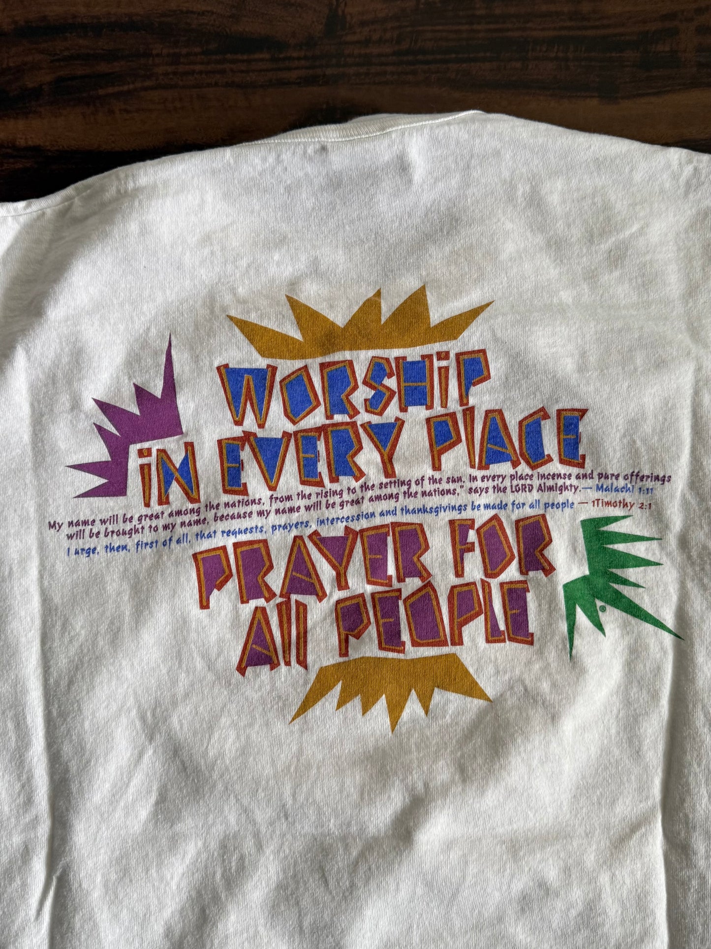 Vintage 1997 March For Jesus T-Shirt- XL