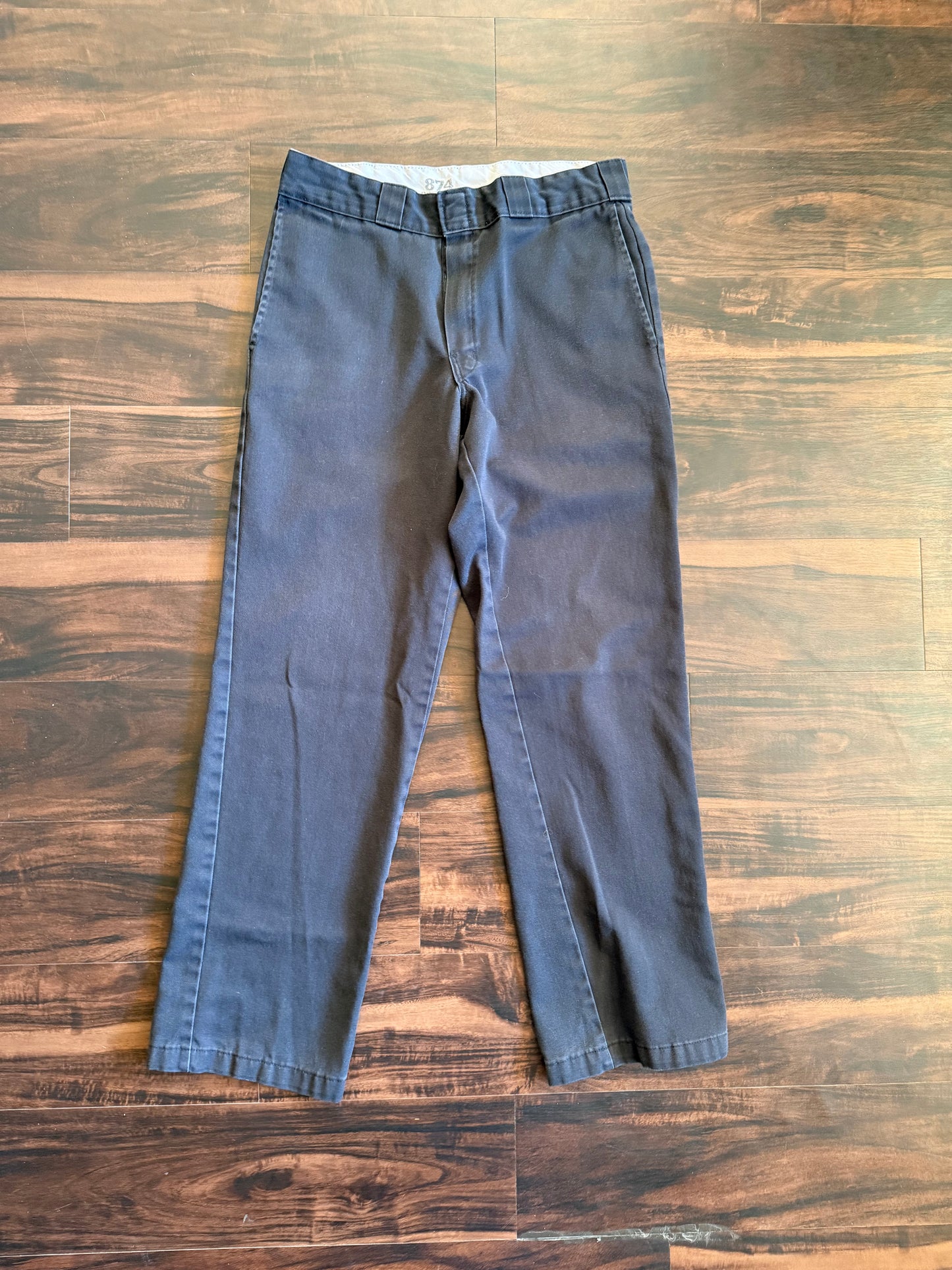 Vintage Dickies 874 Black Straight Fit Pants- 32x31