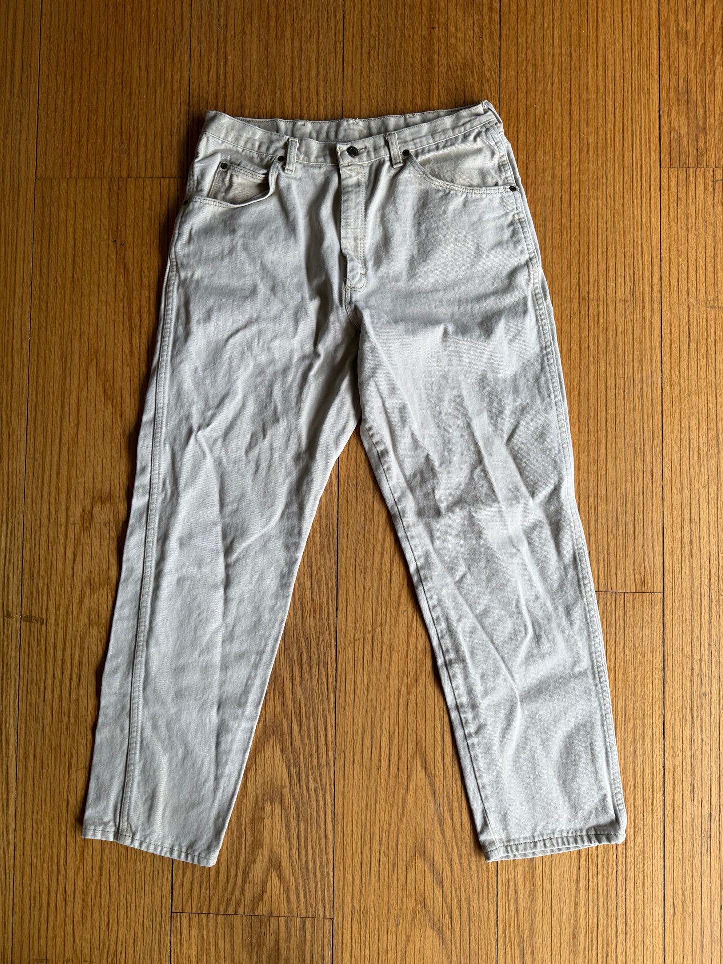 Vintage Wrangler White Denim Jeans- 32x30