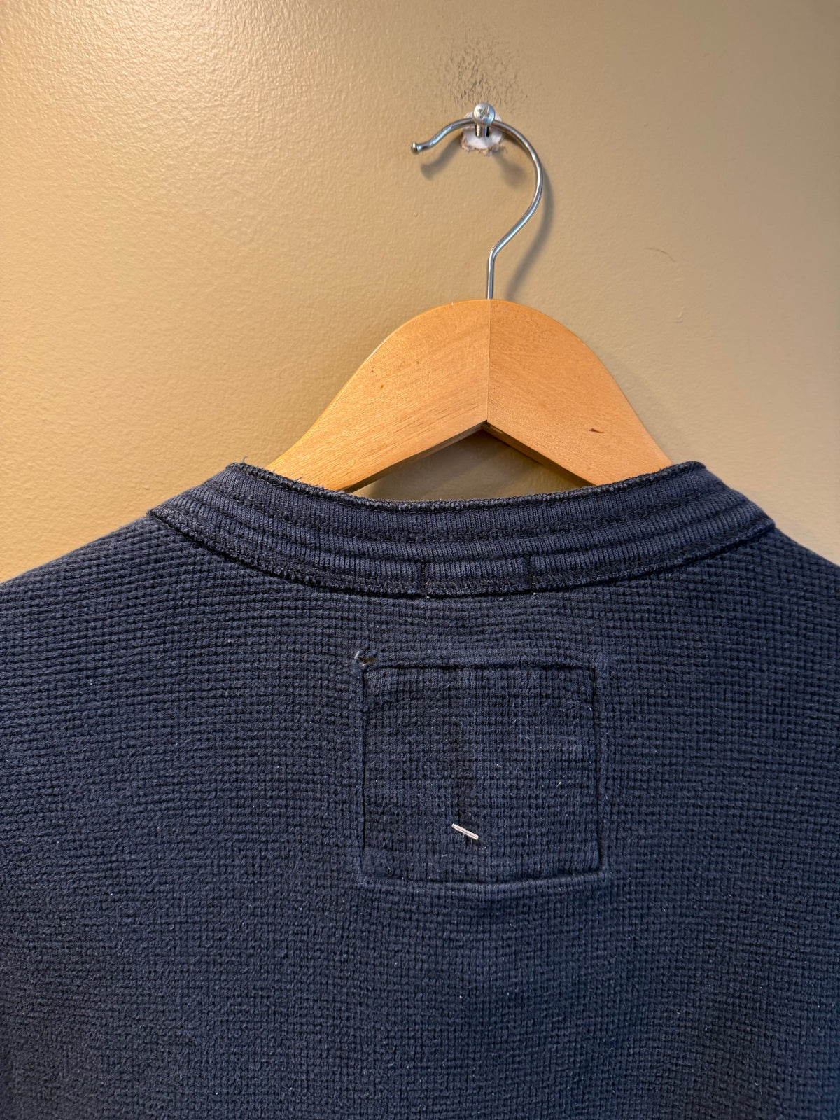 Vintage Abercrombie & Fitch Navy Blue Thermal Longsleeve T-Shirt- XL