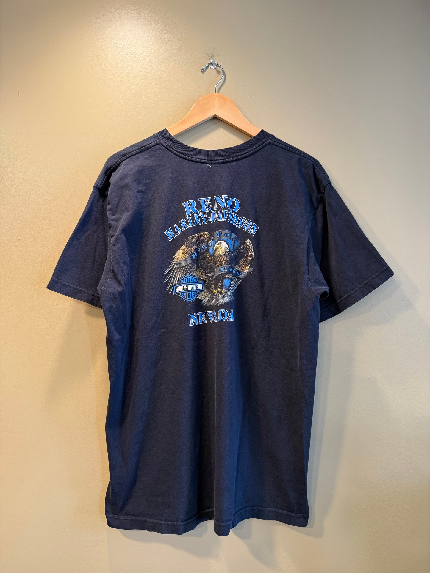 Vintage Harley Davidson Reno Nevada T-Shirt- L