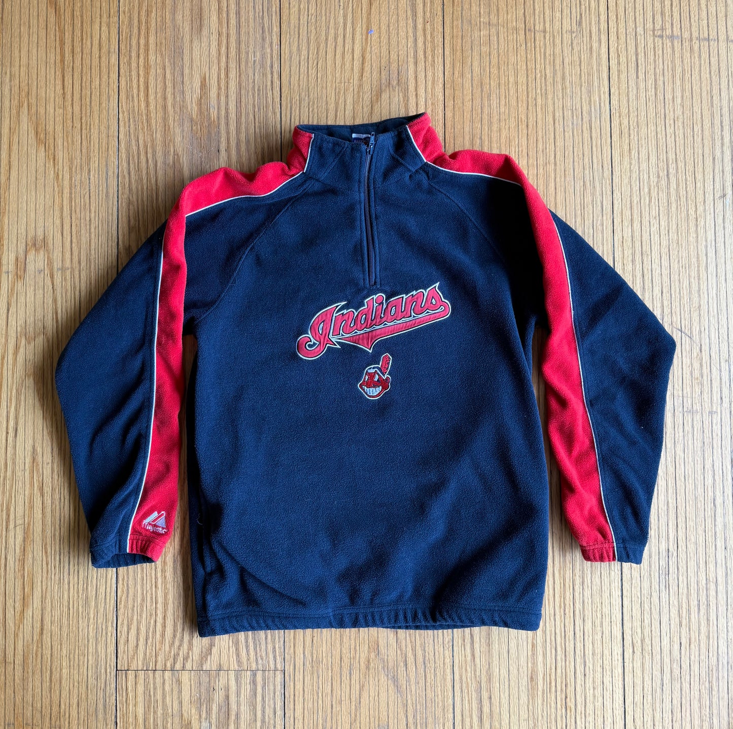 Vintage Cleveland Indians Fleece Jacket- S