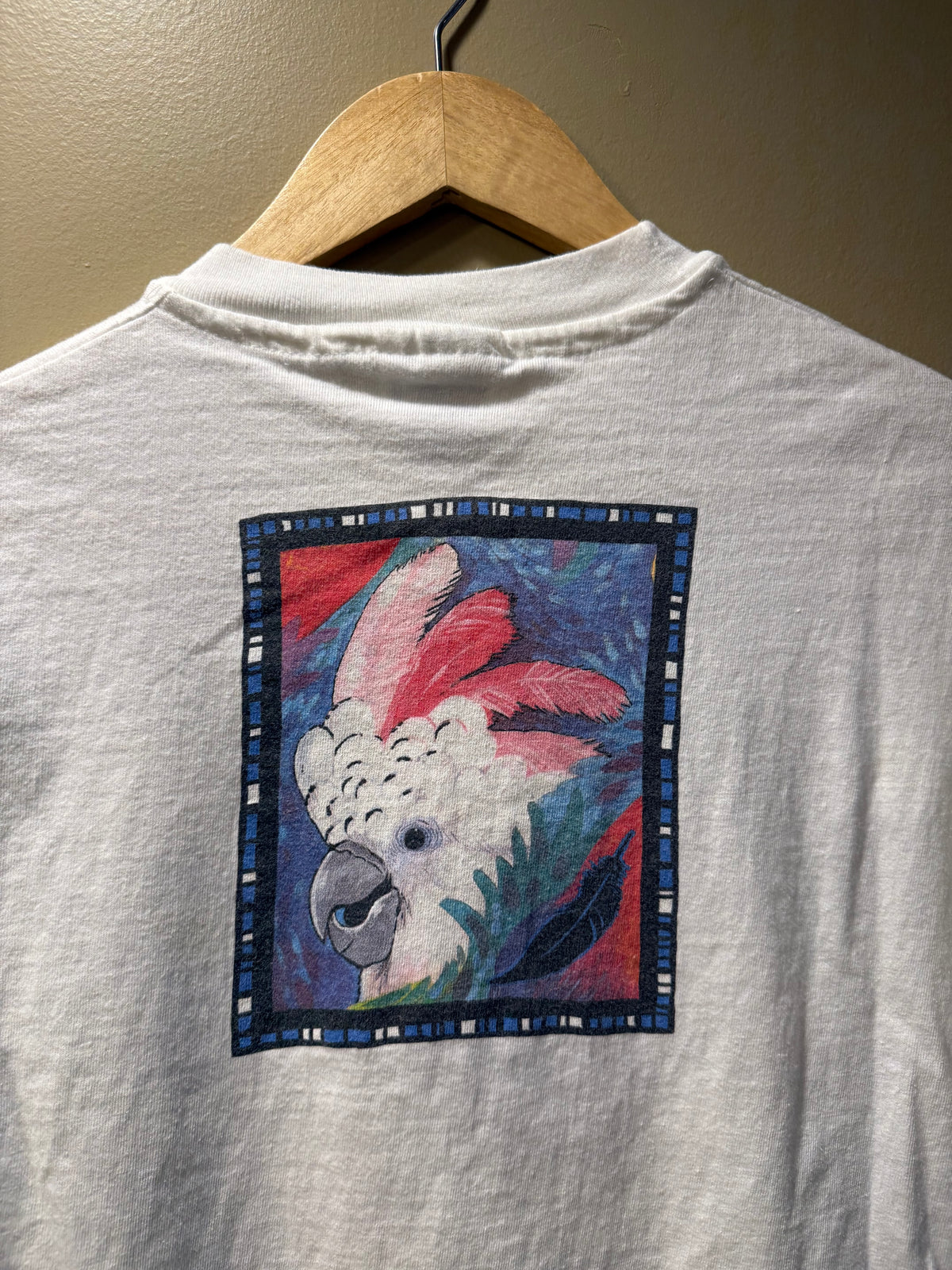 Vintage Australasia Exotic Birds San Diego Zoo T-Shirt- M