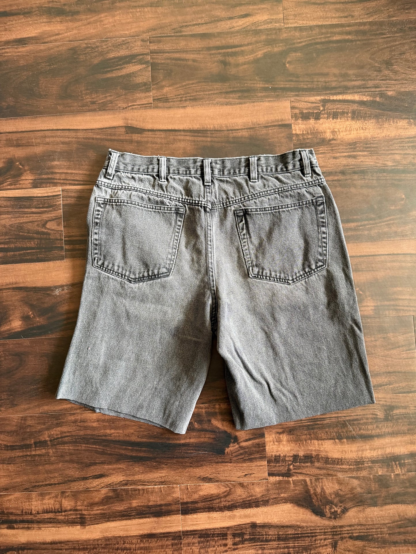 Vintage TNL Black Denim Jean Shorts- 34