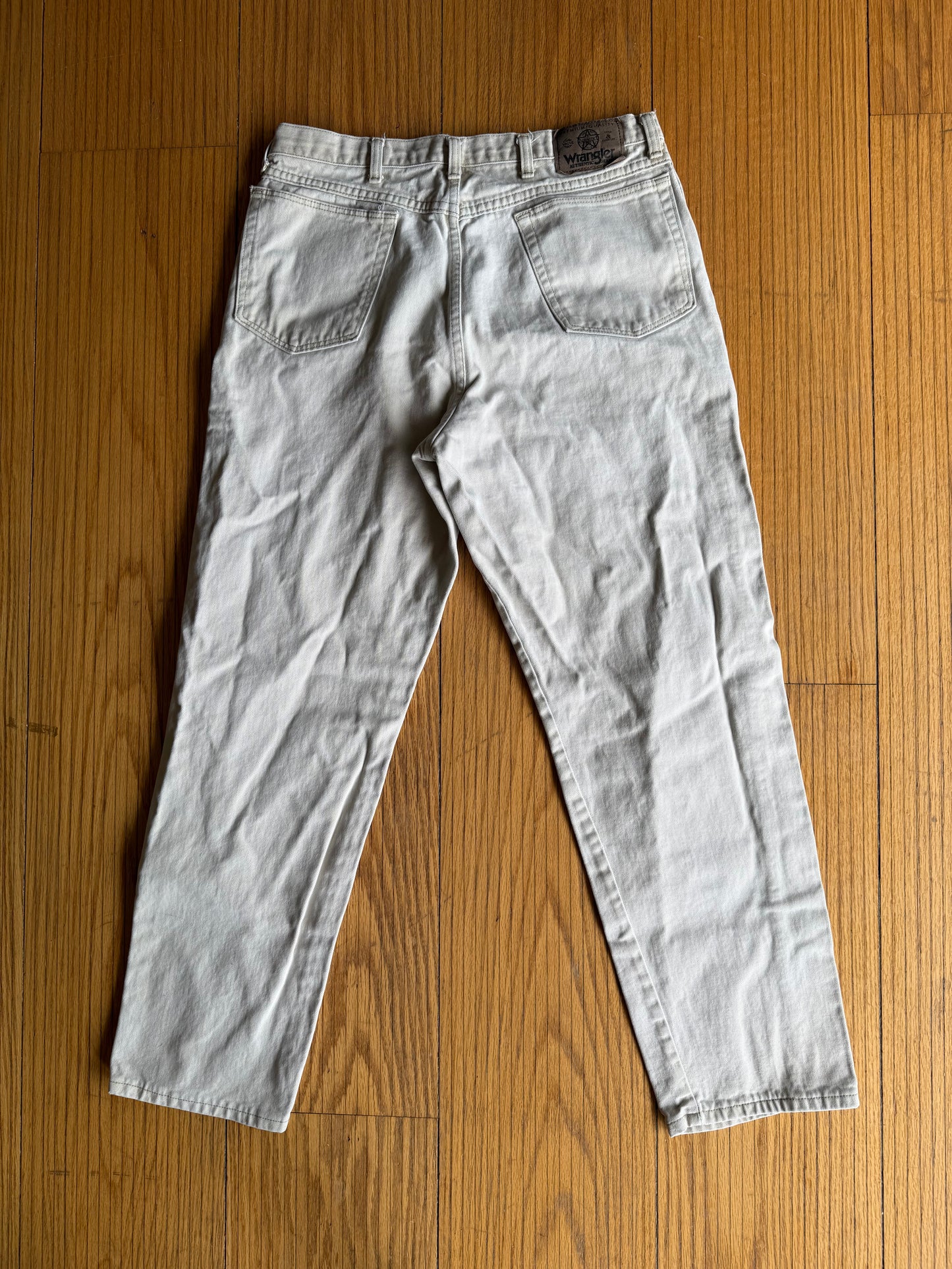 Vintage Wrangler White Denim Jeans- 32x30