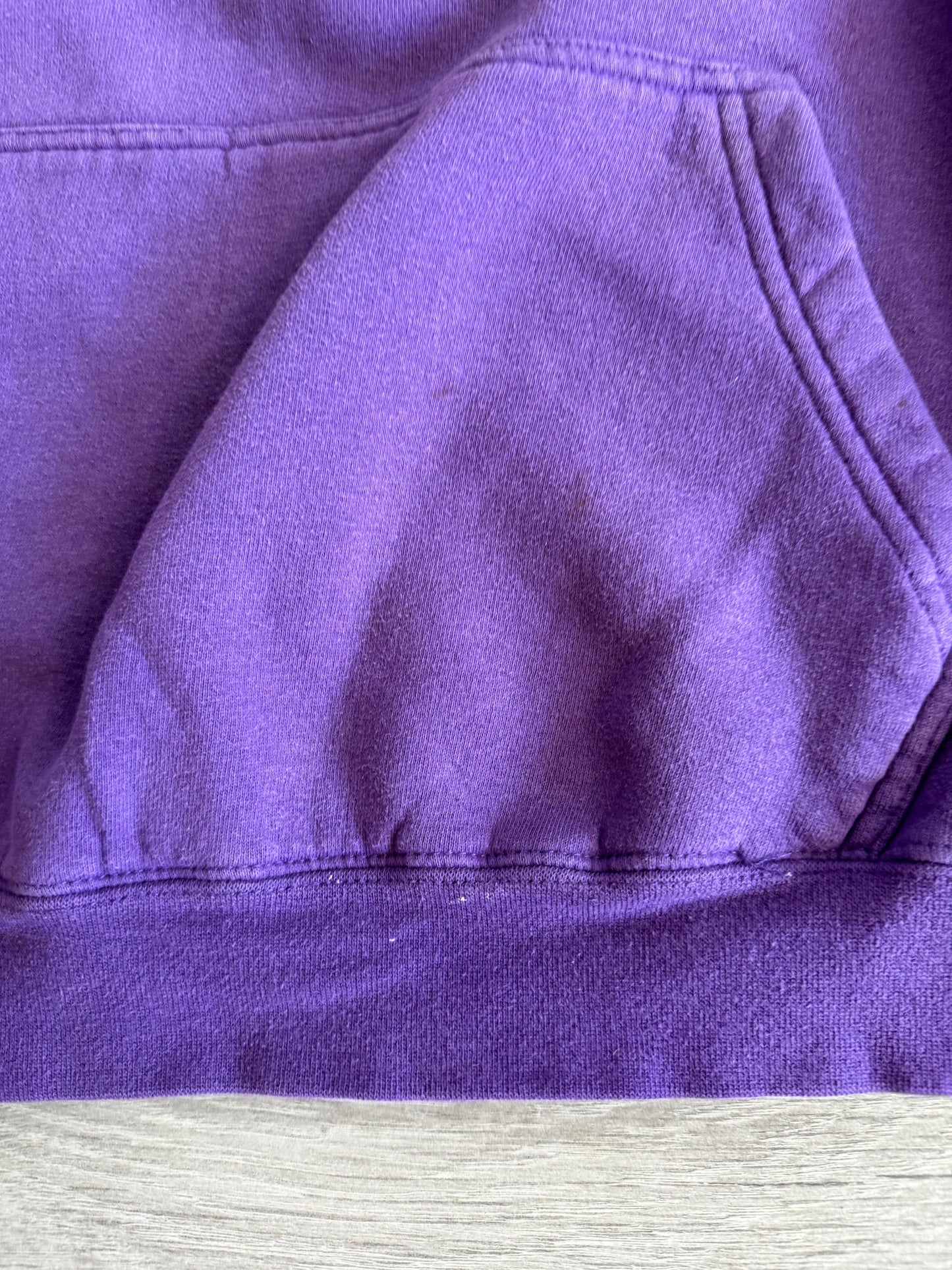 Vintage Louisiana State University Tigers Purple Hoodie Sweatshirt- XL