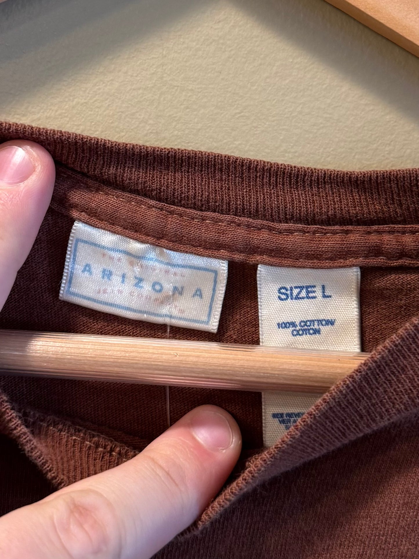 Vintage Seattle Seahawks Brown T-Shirt- L