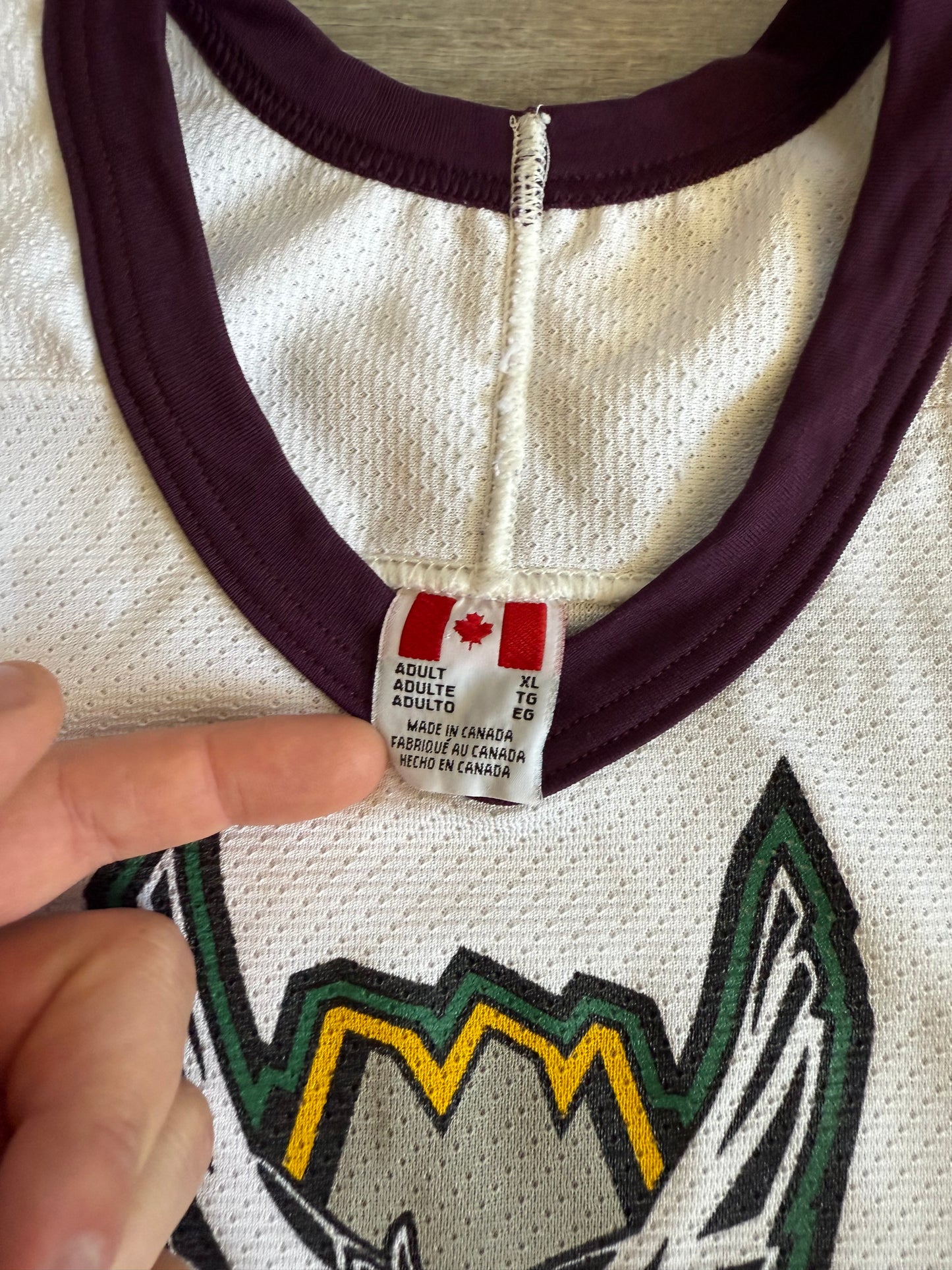 Vintage Canmore Eagles CCM Hockey Jersey- XL