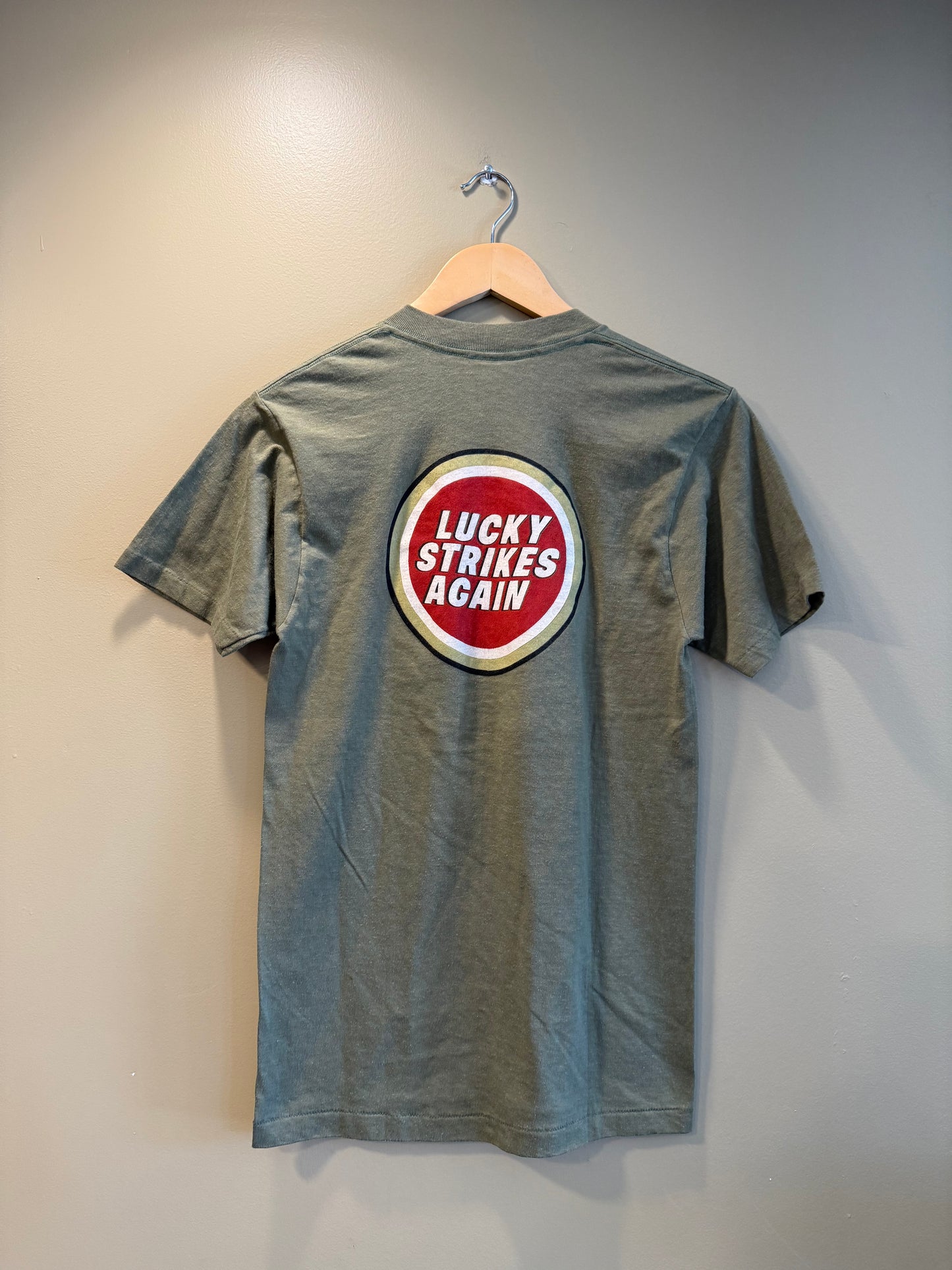 Vintage 70s Lucky Strike Cigarettes T-Shirt- S
