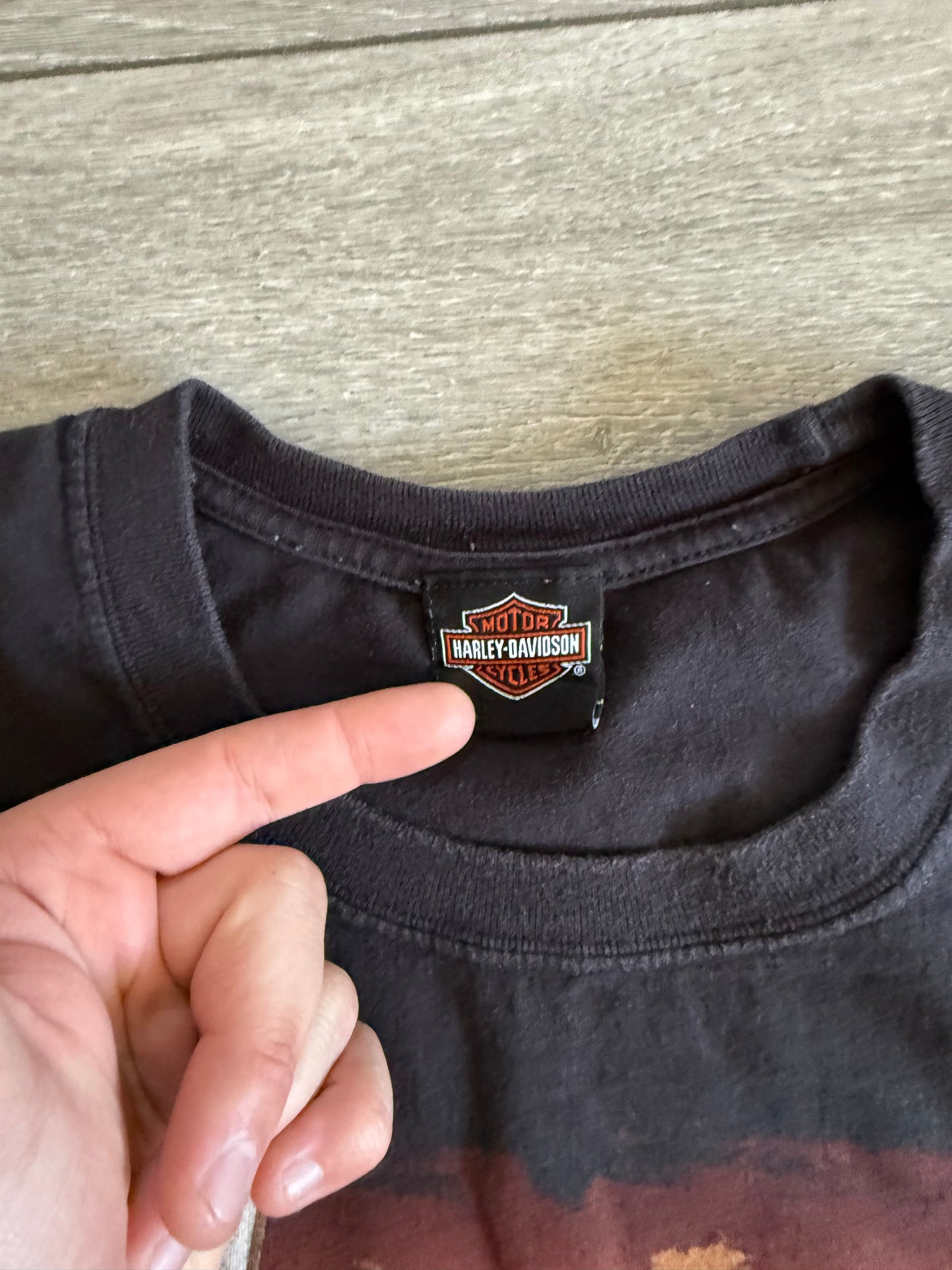 Harley Davidson Motorcycles American Barn Black T-Shirt- XL