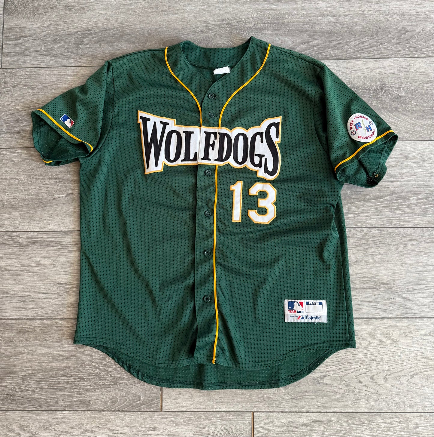 Vintage Majestic Wolfdogs Minor League Baseball Jersey- XL