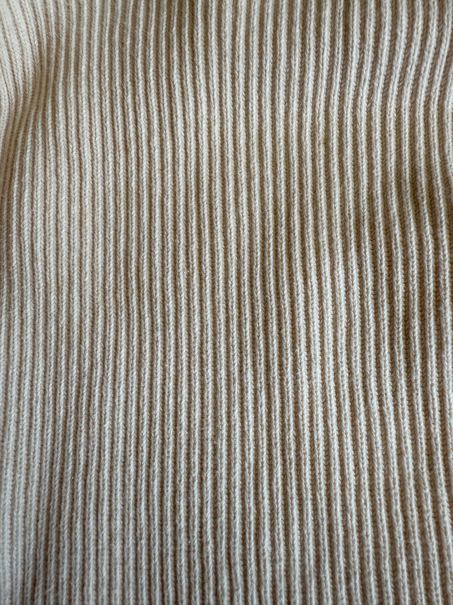 Vintage Tommy Hilfiger Off White Ribbed Cotton Sweater- M