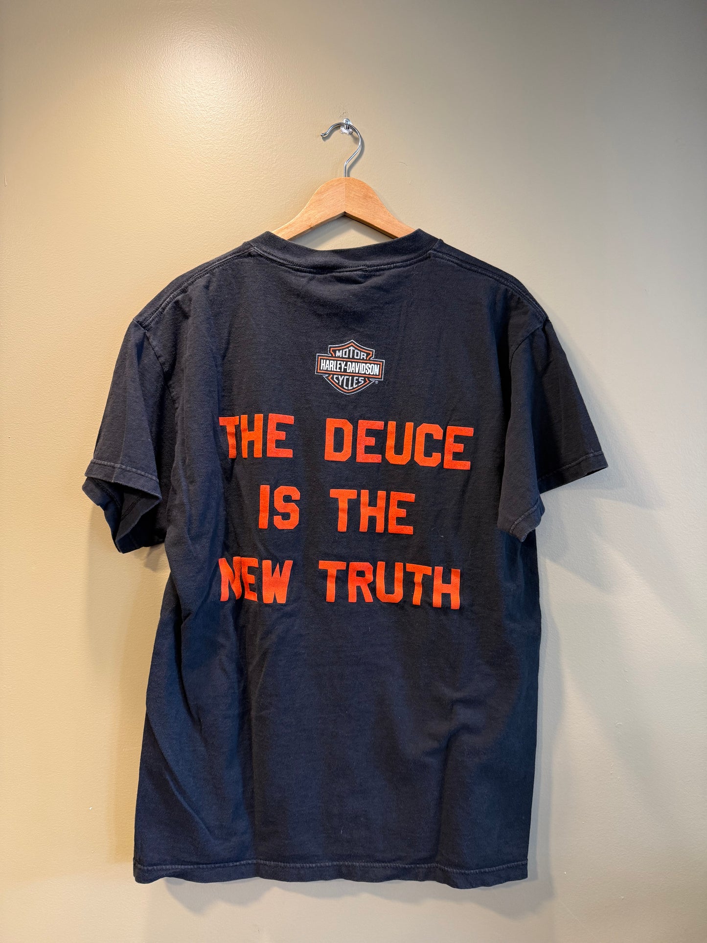 Vintage Harley Davidson Motorcycles Duece Truth T-Shirt- L
