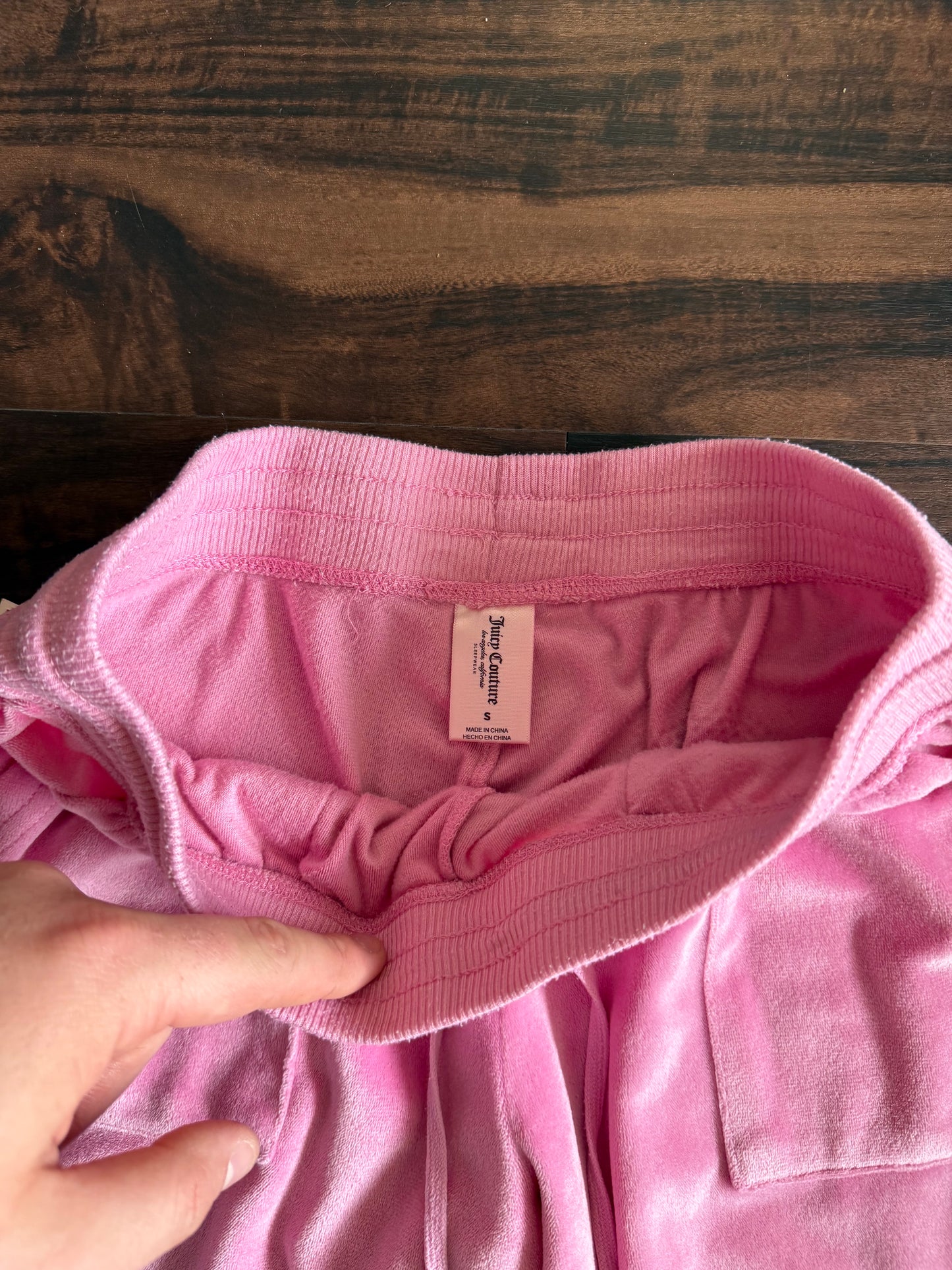Vintage Juicy Couture Pink Velour Track Pants- 28x31