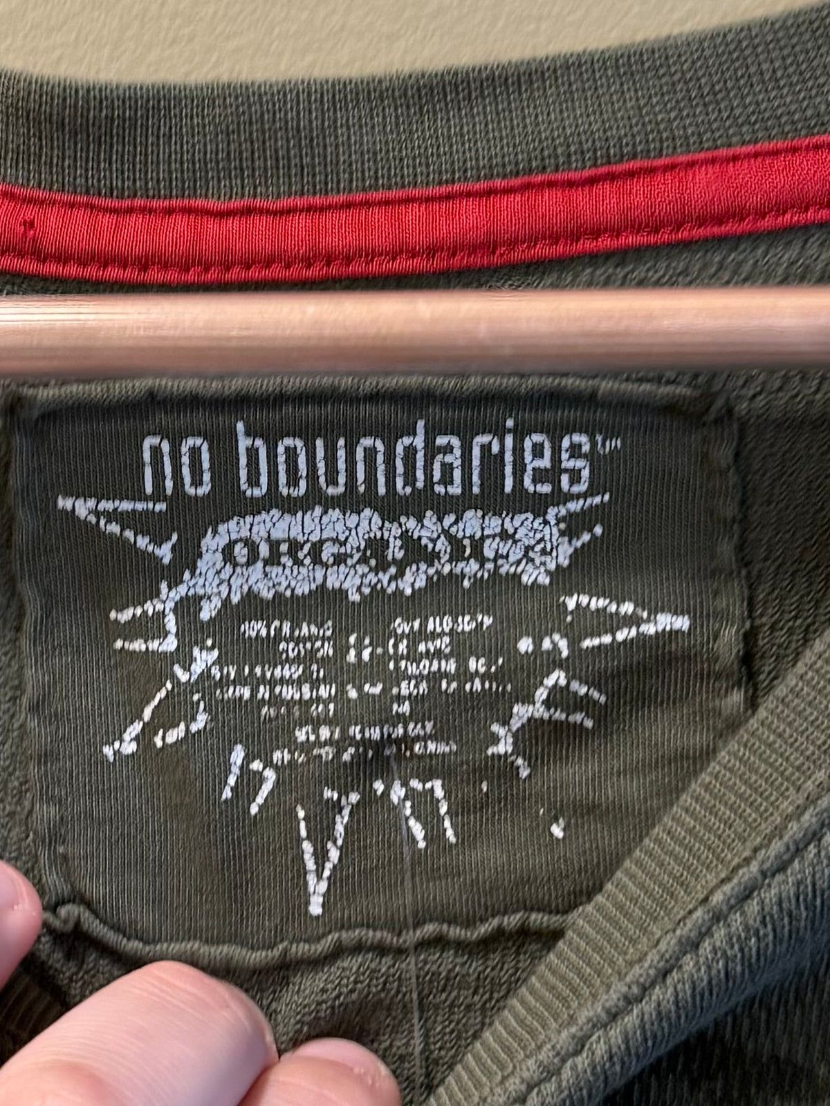 Vintage No Boundaries Triple Threat Long Sleeve T-Shirt- XL