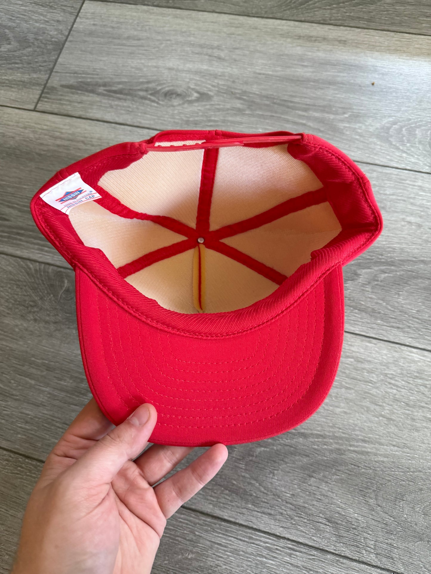 Vintage Ford Red Logo Trucker SnapBack Hat