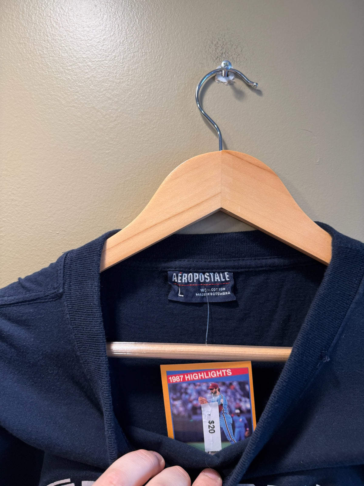 Vintage Aeropostale Navy Blue T-Shirt - L