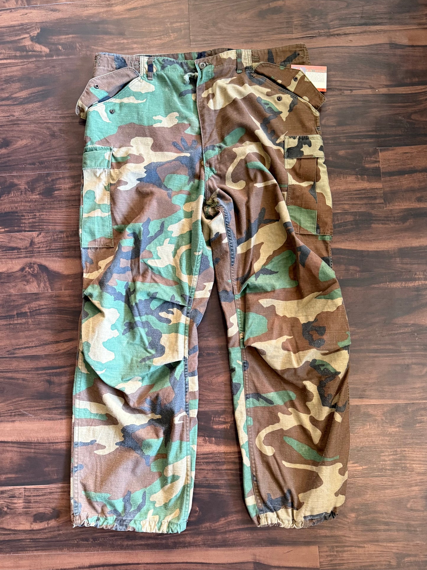 Vintage Military Camouflage Cargo Pants- 40x32
