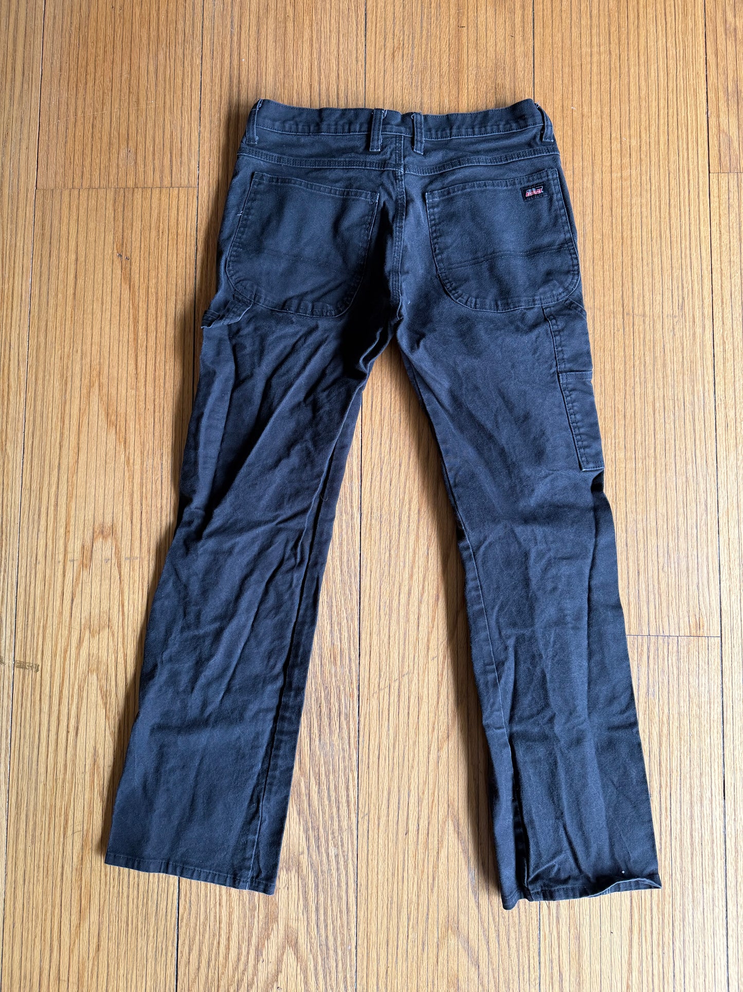 Vintage Dickies Black Cotton Canvas Carpenter Pants- 32x30