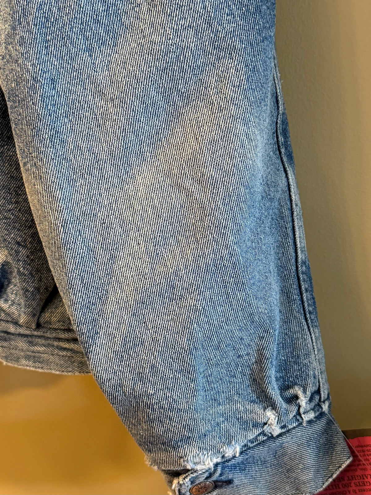 Vintage Levi’s Western Style Sherpa Lined Denim Jacket- XL