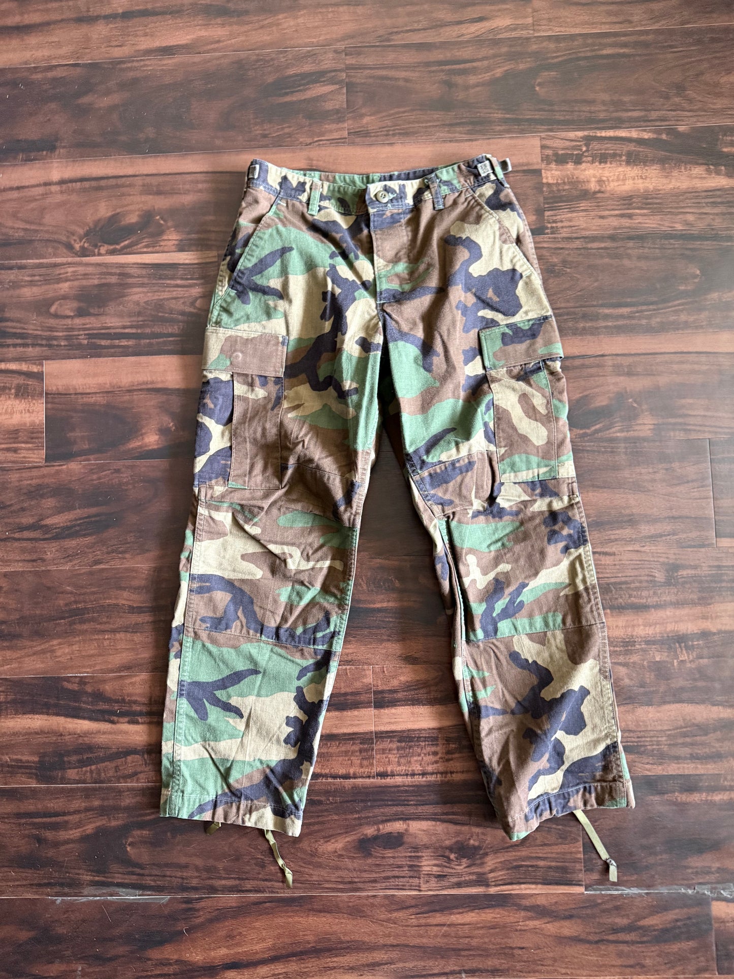 Vintage Military Camouflage Cargo Pants- 29x29