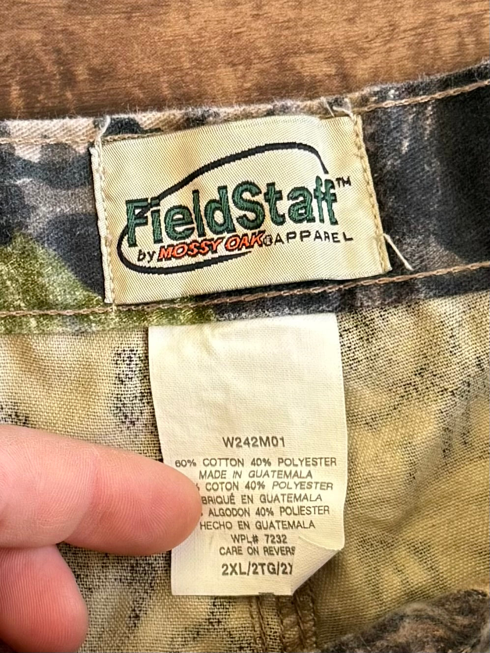 Vintage Real Tree Camouflage Cargo Shorts- 42