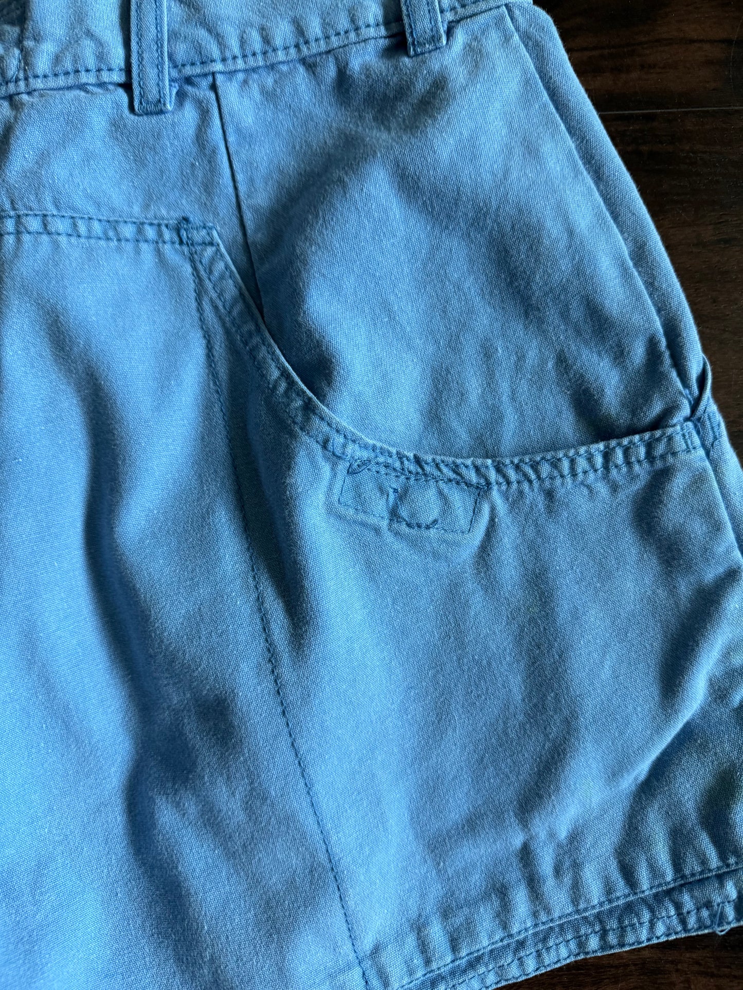 Vintage 70s Patagonia Women’s Blue Stand-Up Shorts- 28