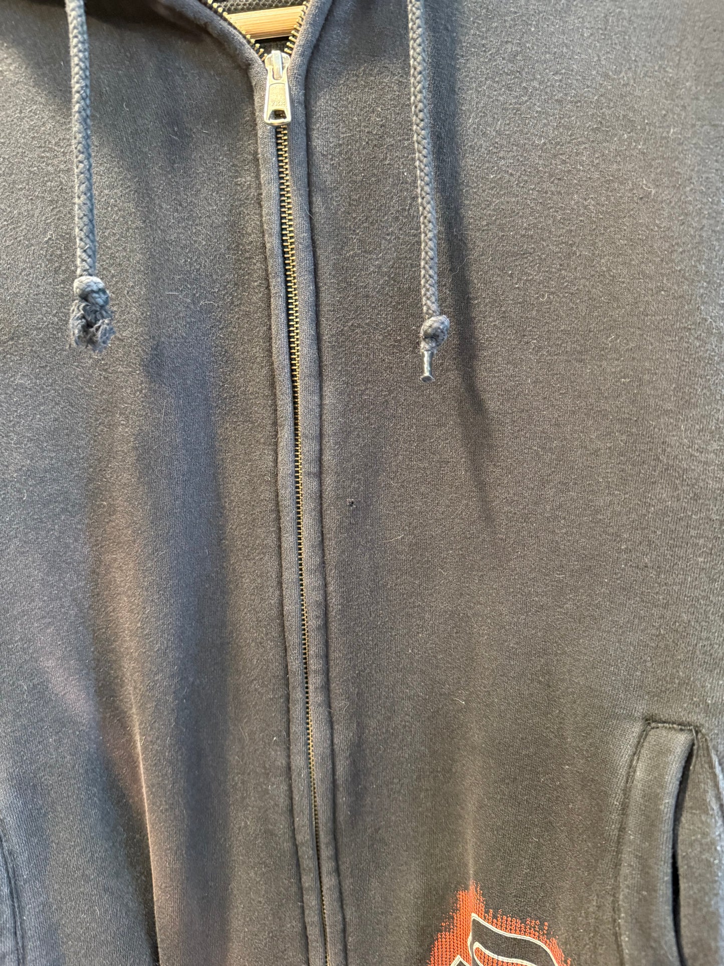 Vintage Y2K Snap On Tools Black Hoodie Sweatshirt- M