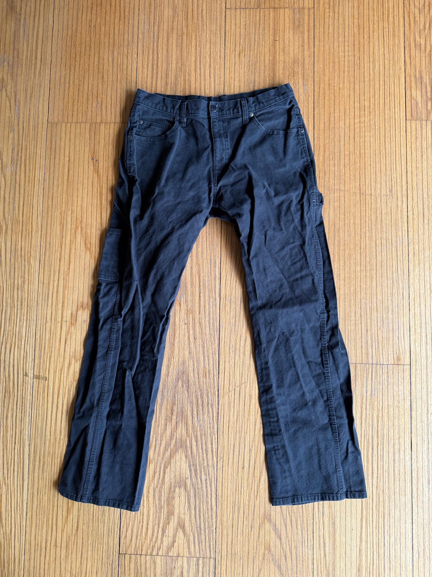 Vintage Dickies Black Cotton Canvas Carpenter Pants- 32x30