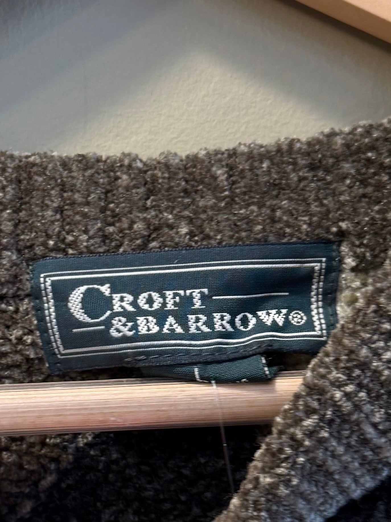 Vintage Croft & Barrow Brown Argyle Sweater- L/XL
