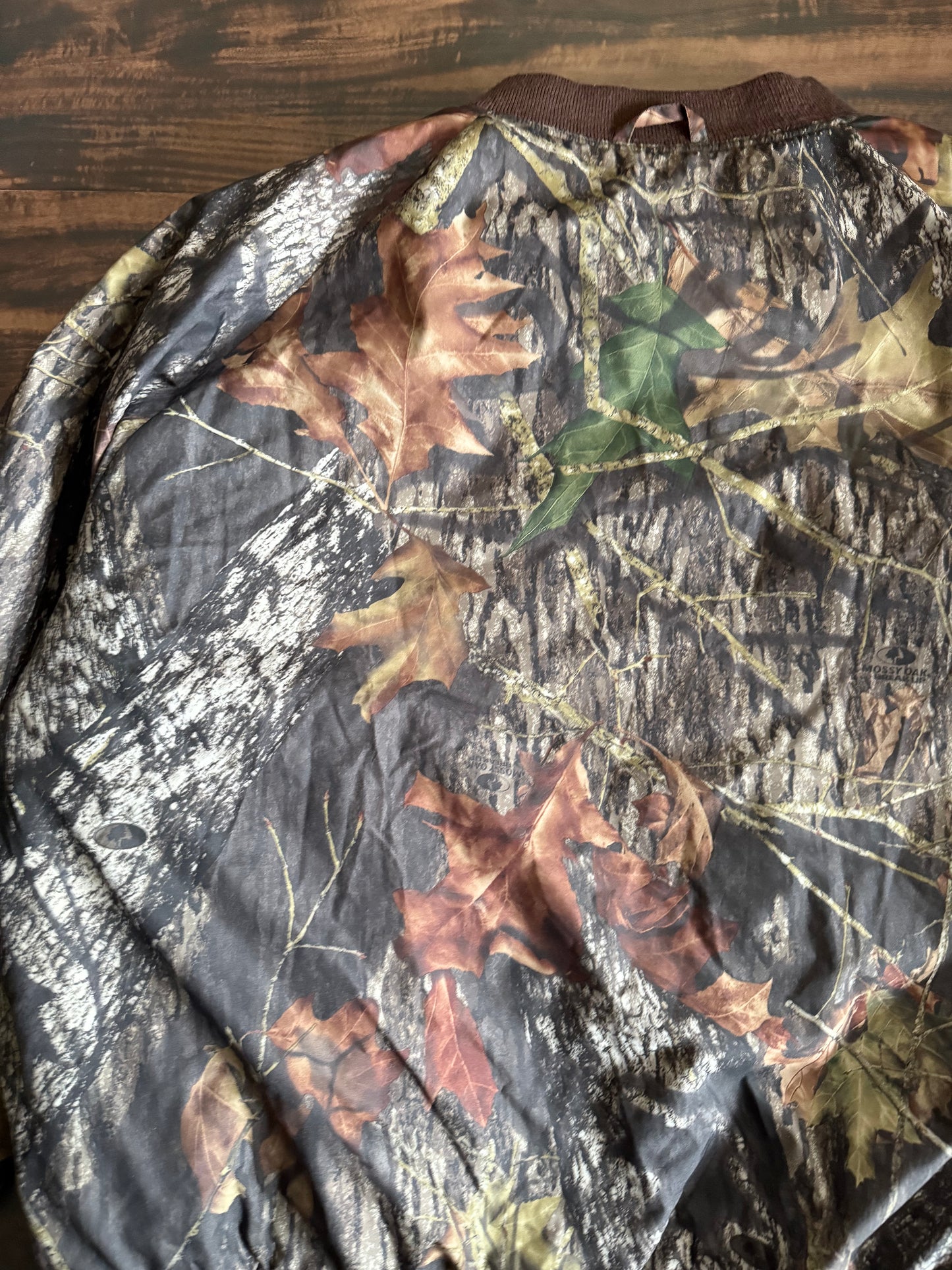 Vintage Gamehide Tree Camouflage Lightweight Windbreaker Bomber Jacket- XL