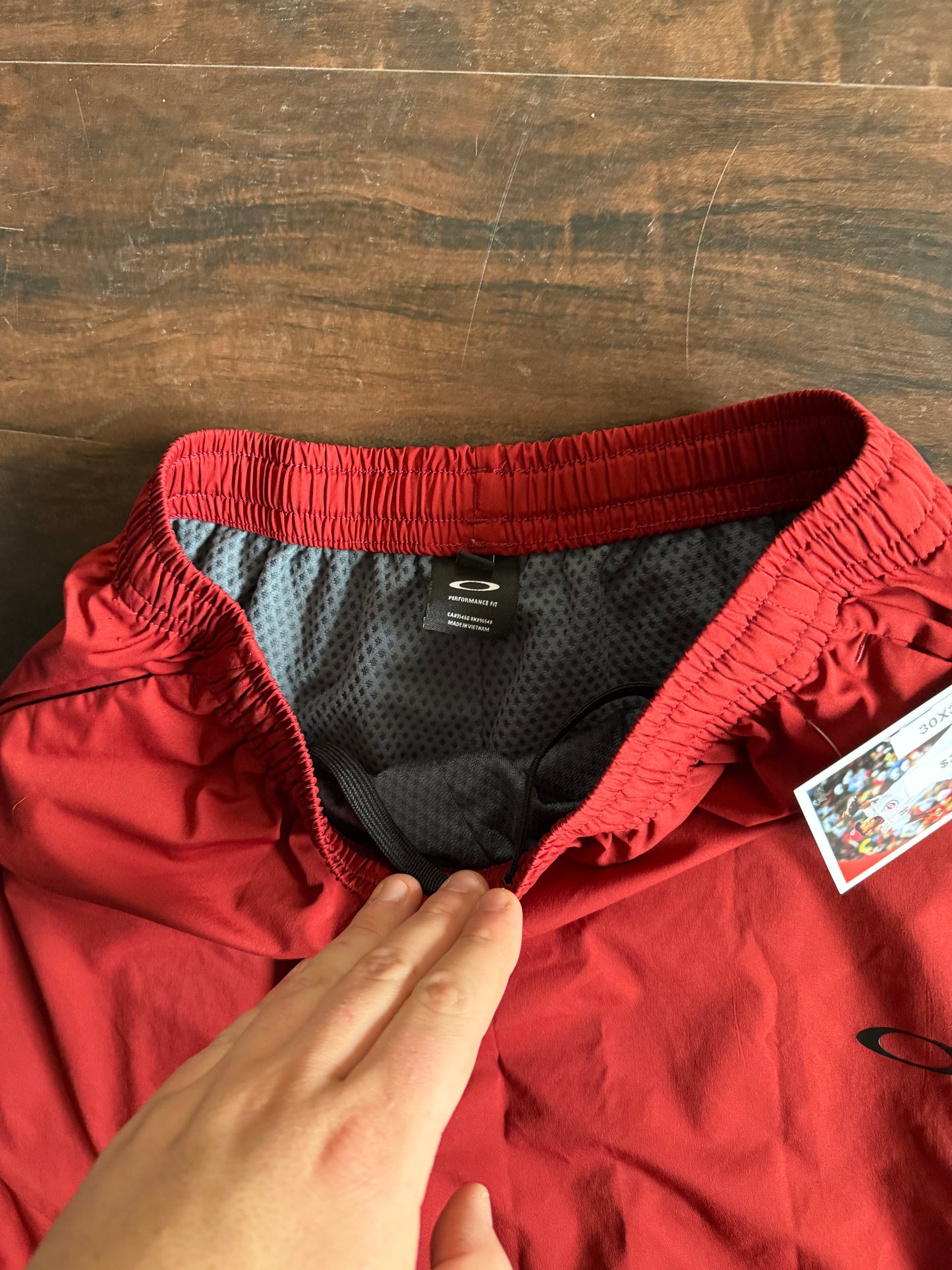 Vintage Y2K Oakley Red Joggers Track Pants- 30x32