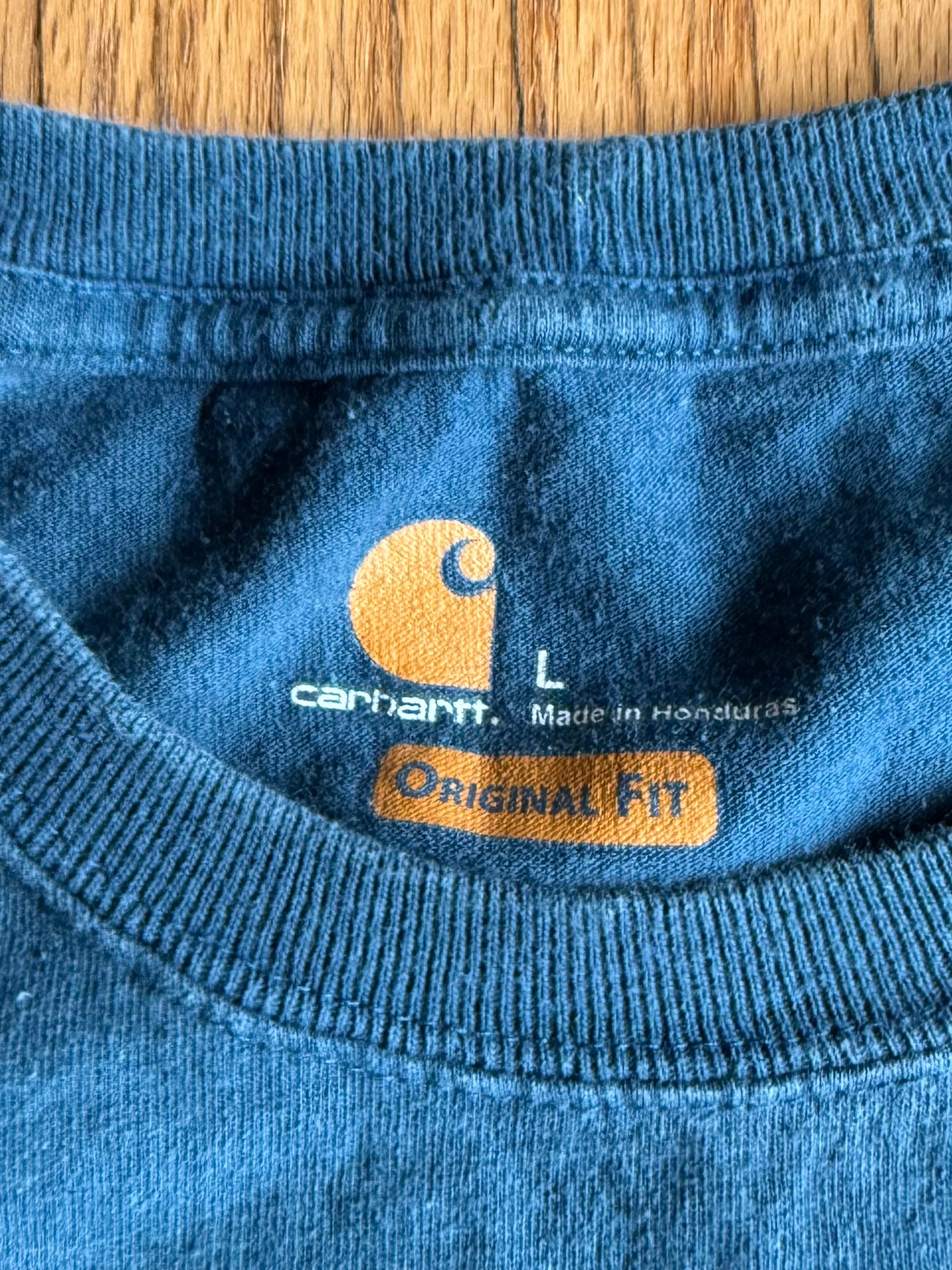 Carhartt Blue Pocket T-Shirt- L