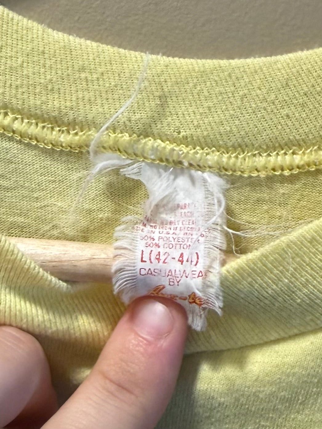 Vintage Cookie Safari Yellow T-Shirt- S/M