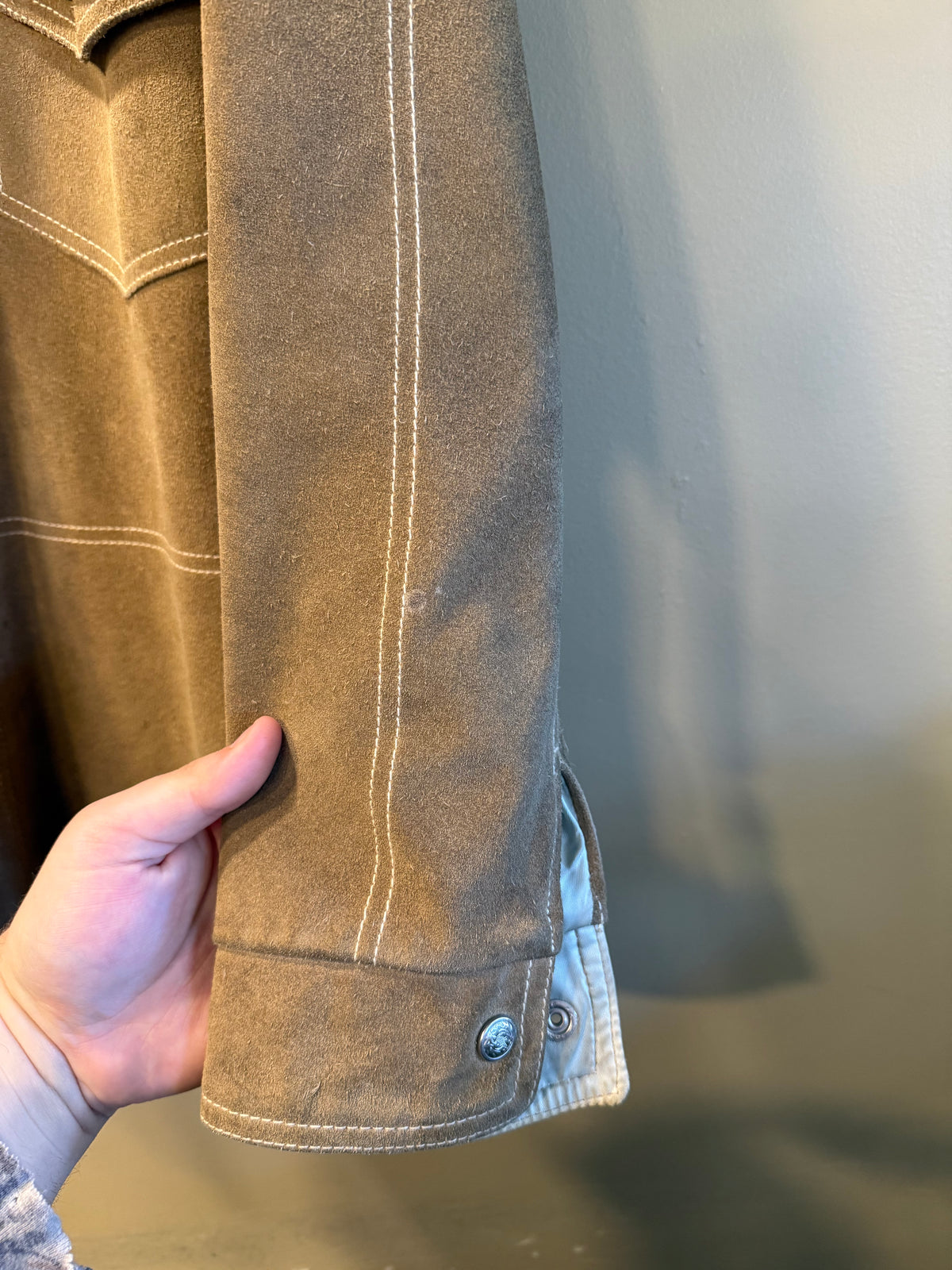 Vintage Californian Tan Leather Jacket- M