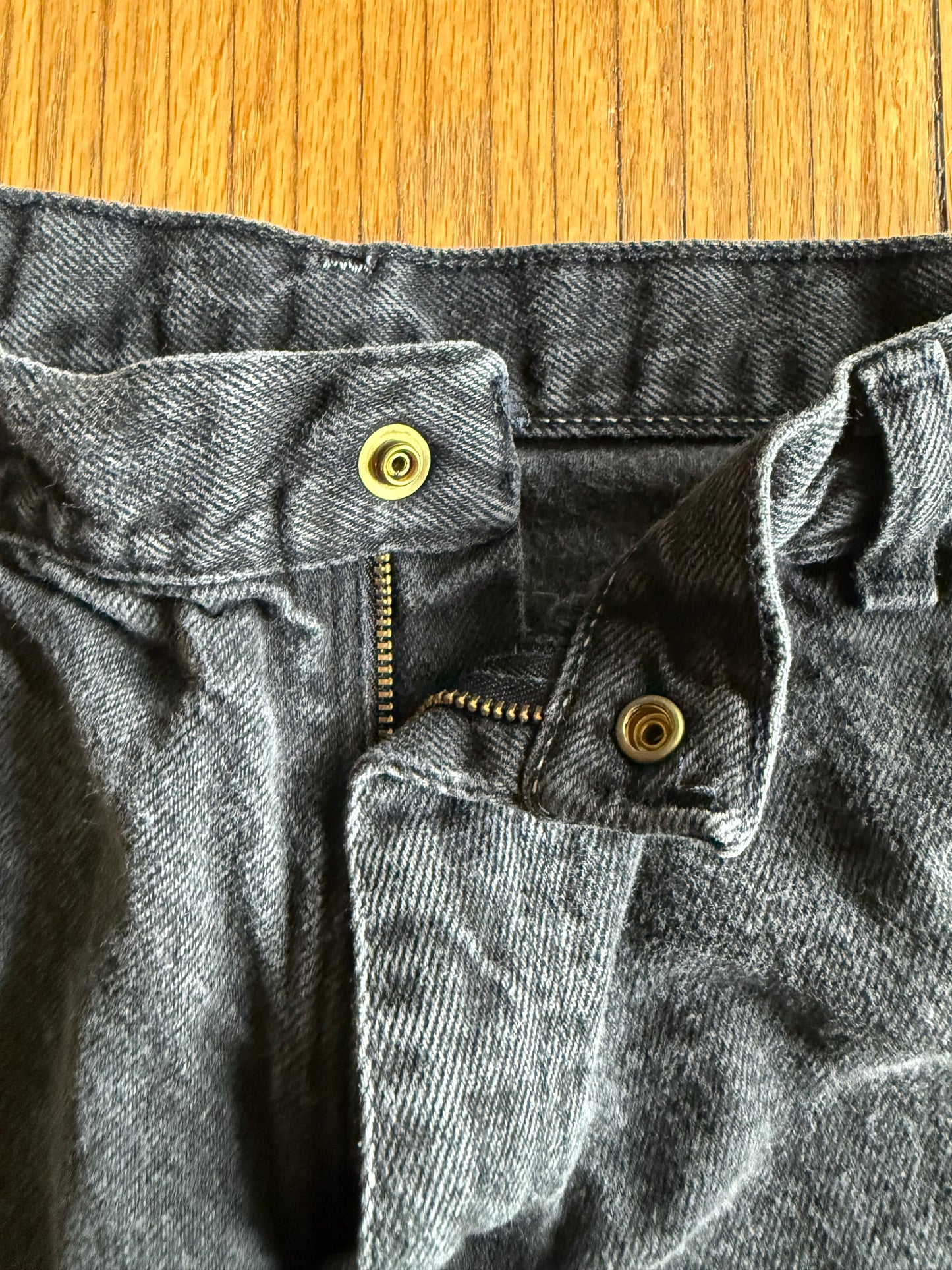 Vintage Wrangler Black Denim Jean Shorts- 26