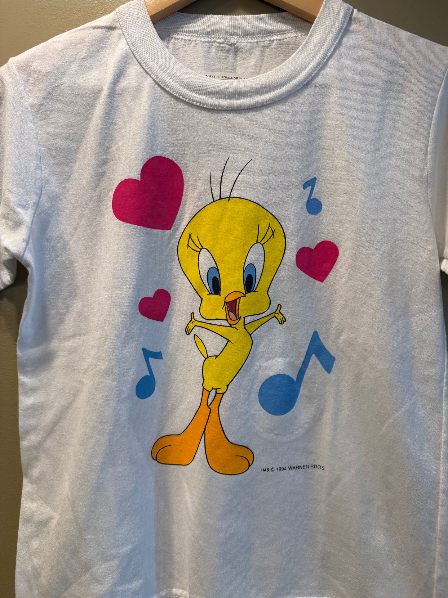 Vintage Tweety Bird Looney Tunes Baby Tee T-Shirt- S