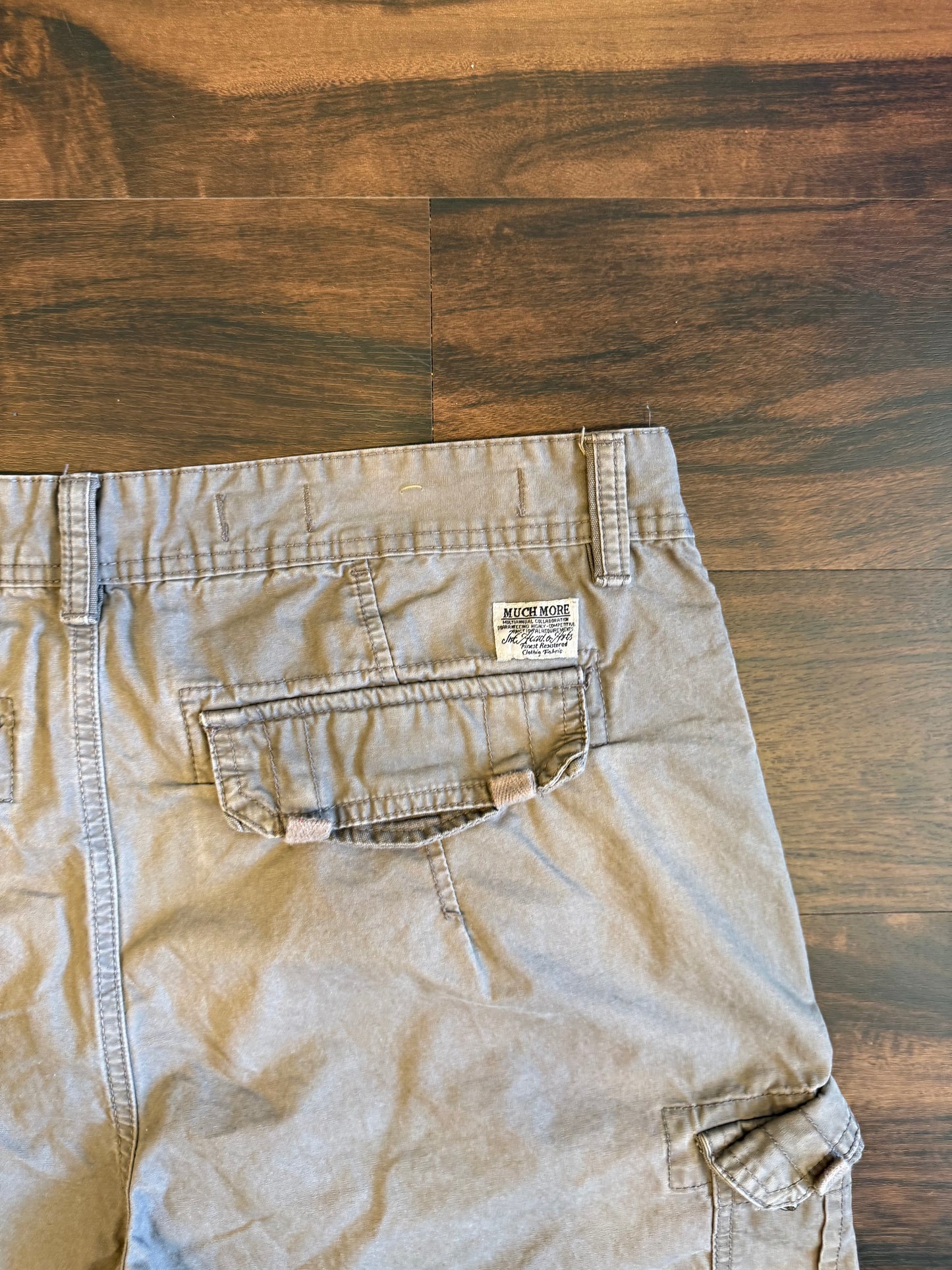 Vintage Much More Streetwear Cargo Shorts- 38