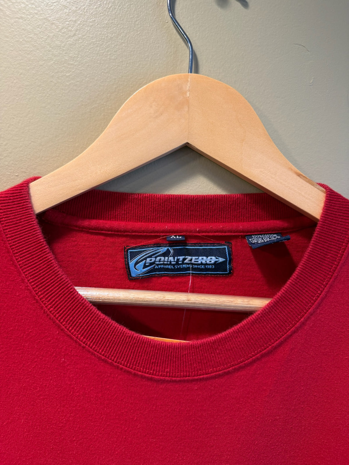 Vintage Point Zero Red T-Shirt - XL