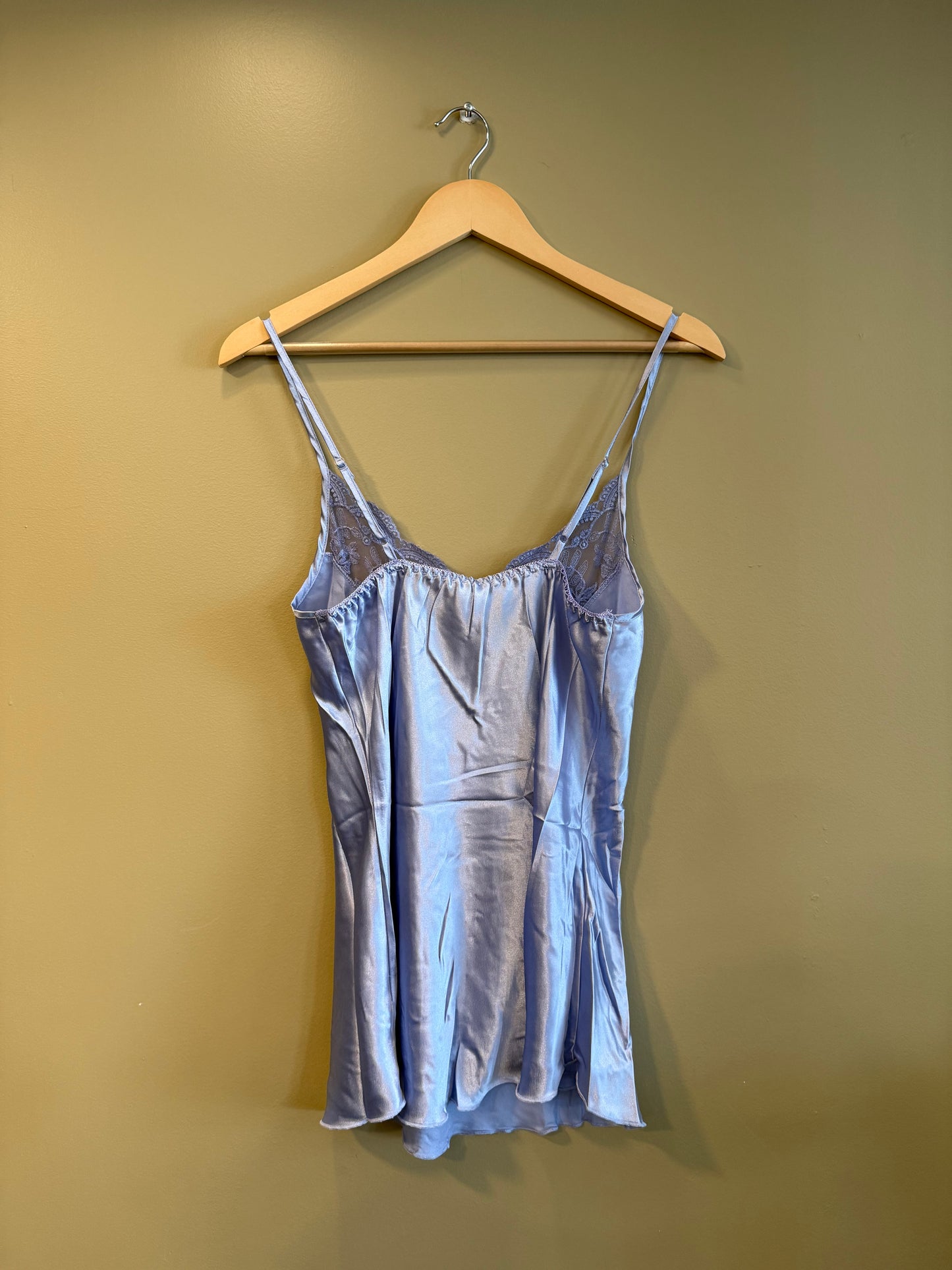 Vintage Lavender Purple Lingerie Lace Top- M
