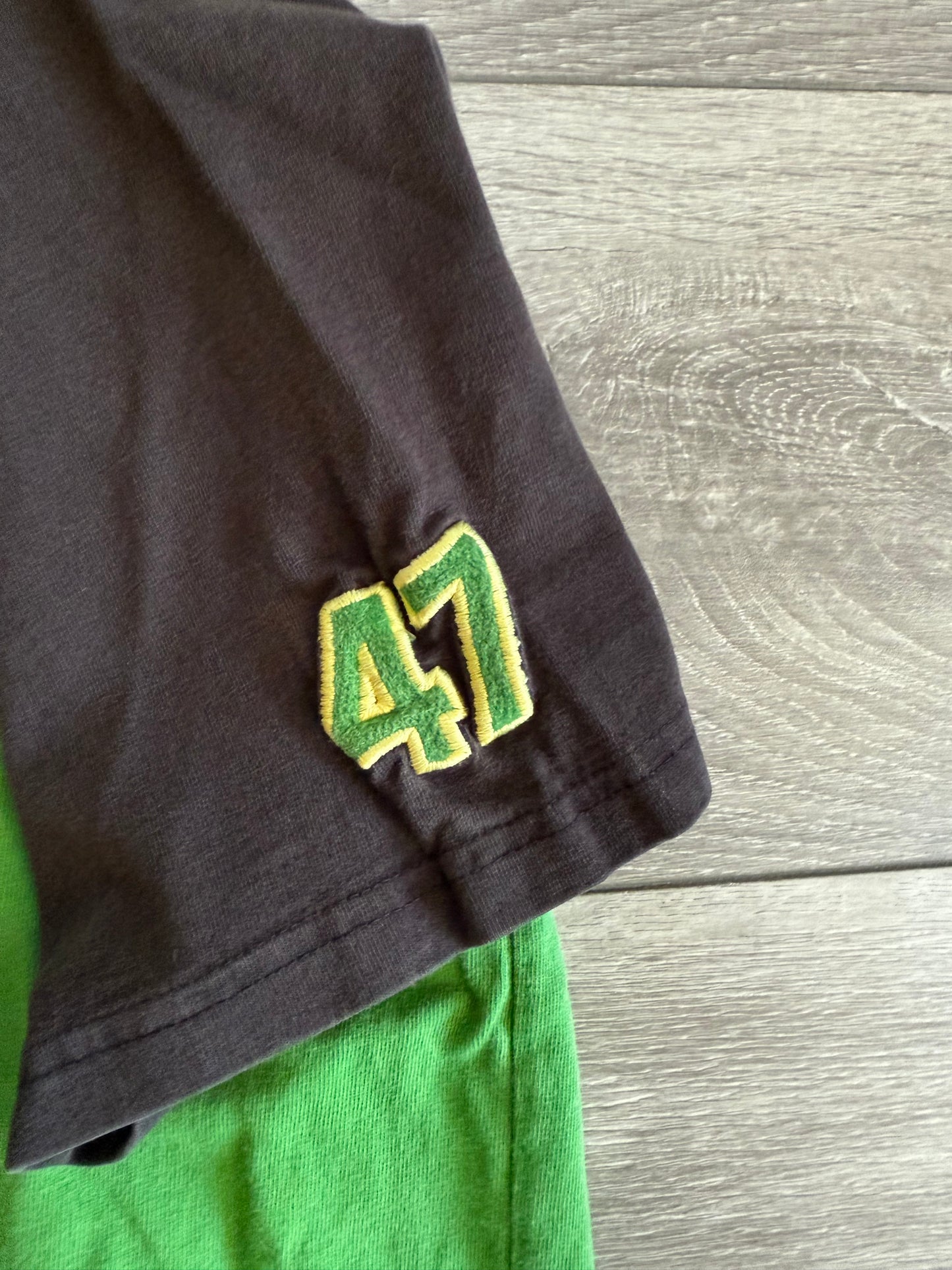 Vintage Y2K New York City Green Spell Out T-Shirt- XL