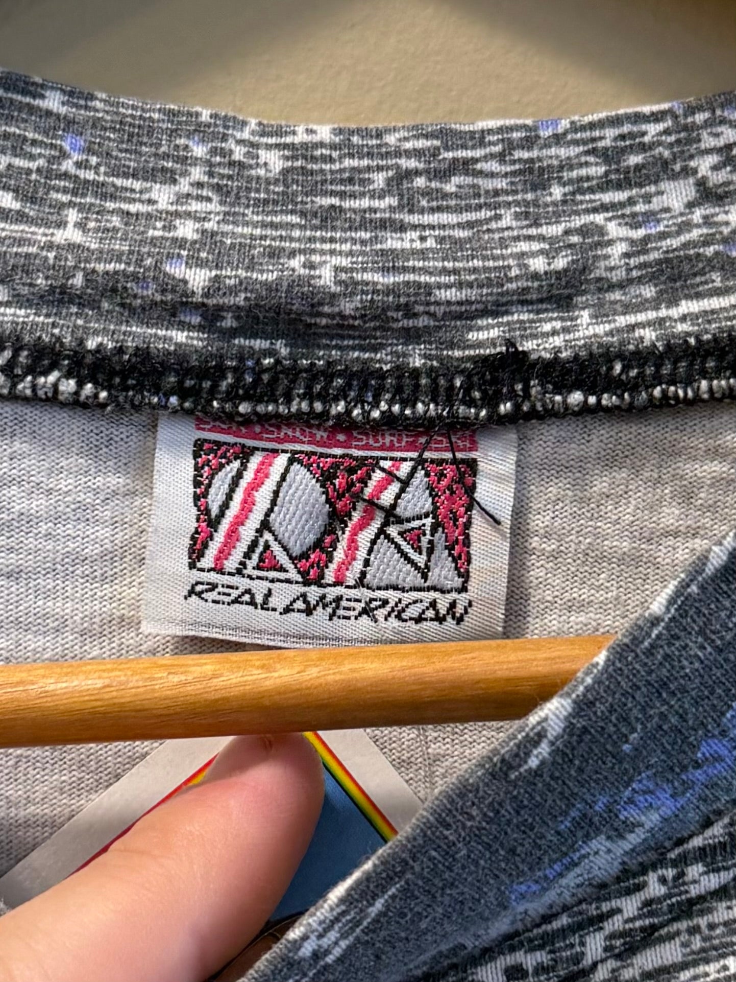 Vintage Stowe Surfwear Fuzzy Graphic T-Shirt- L/XL