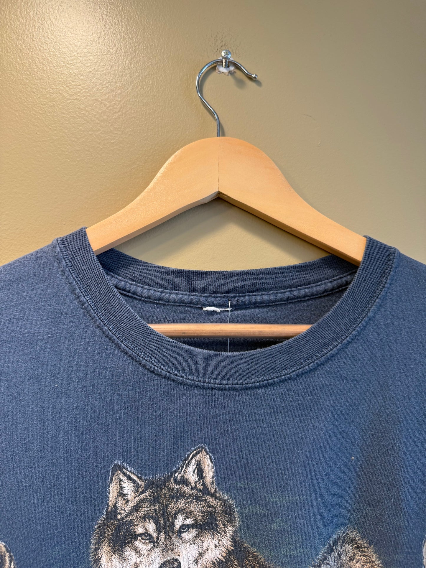 Vintage Wolf Pack Cleveland Metroparks Blue T-Shirt- L
