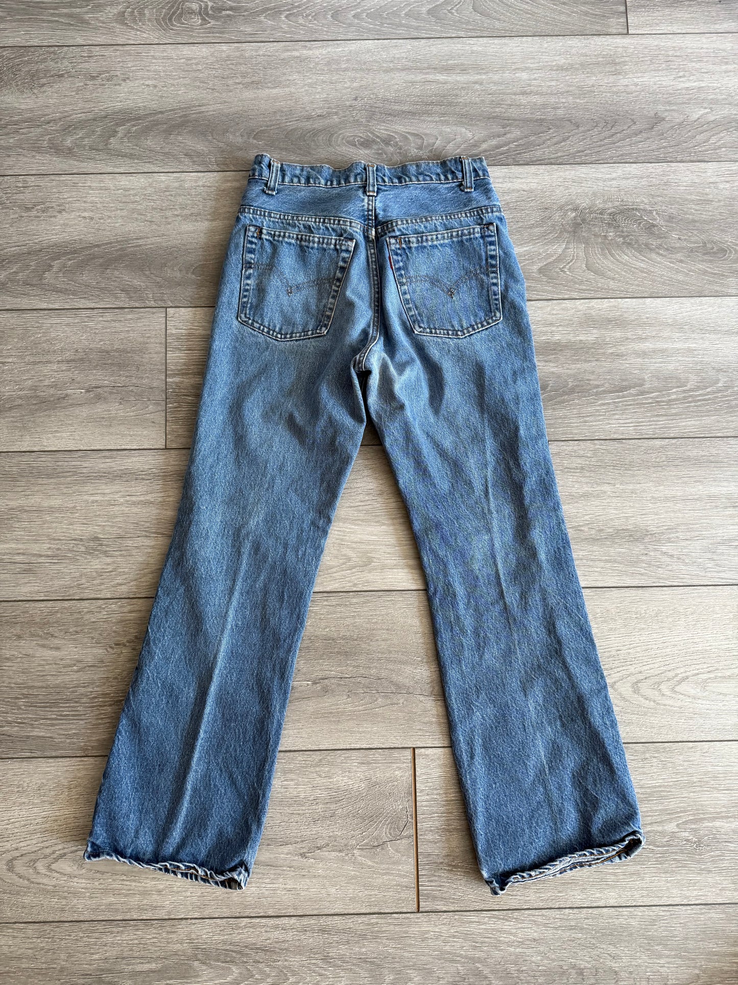 Vintage ‘80s Levi’s 517 Bell Bottom Denim Jeans- 28x29