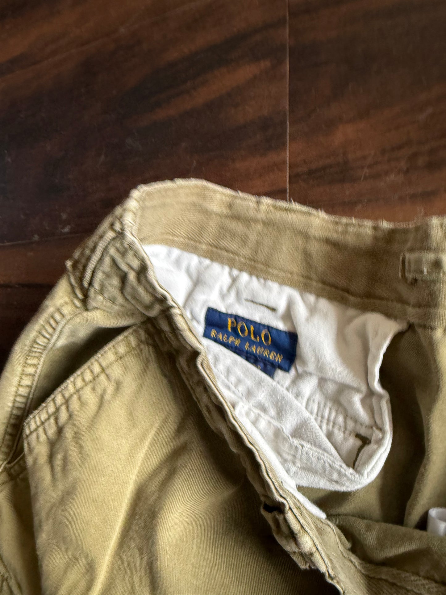 Vintage Polo Ralph Lauren Green Cargo Shorts- 34
