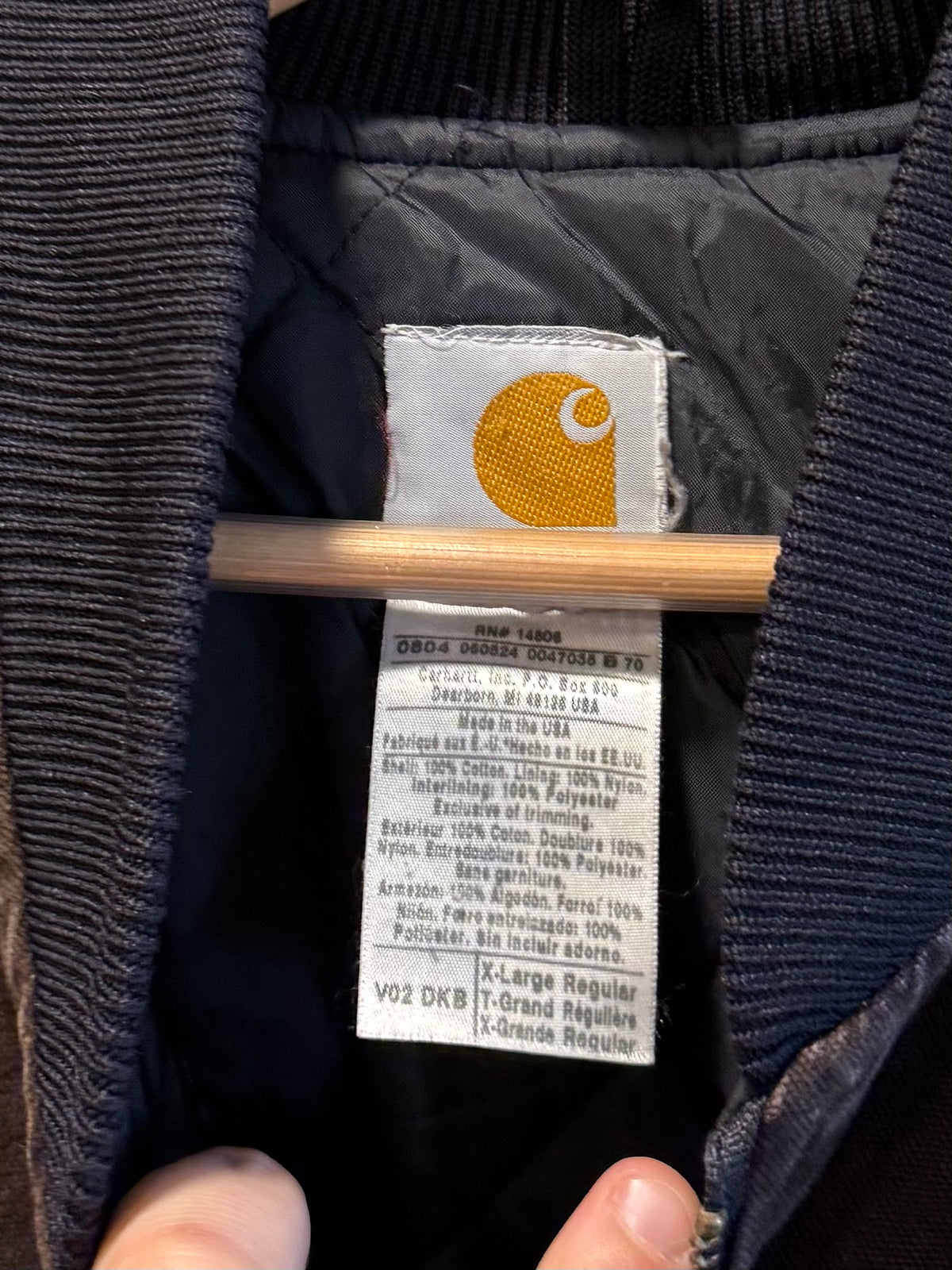 Vintage Carhartt Dark Brown Workwear Vest- XL