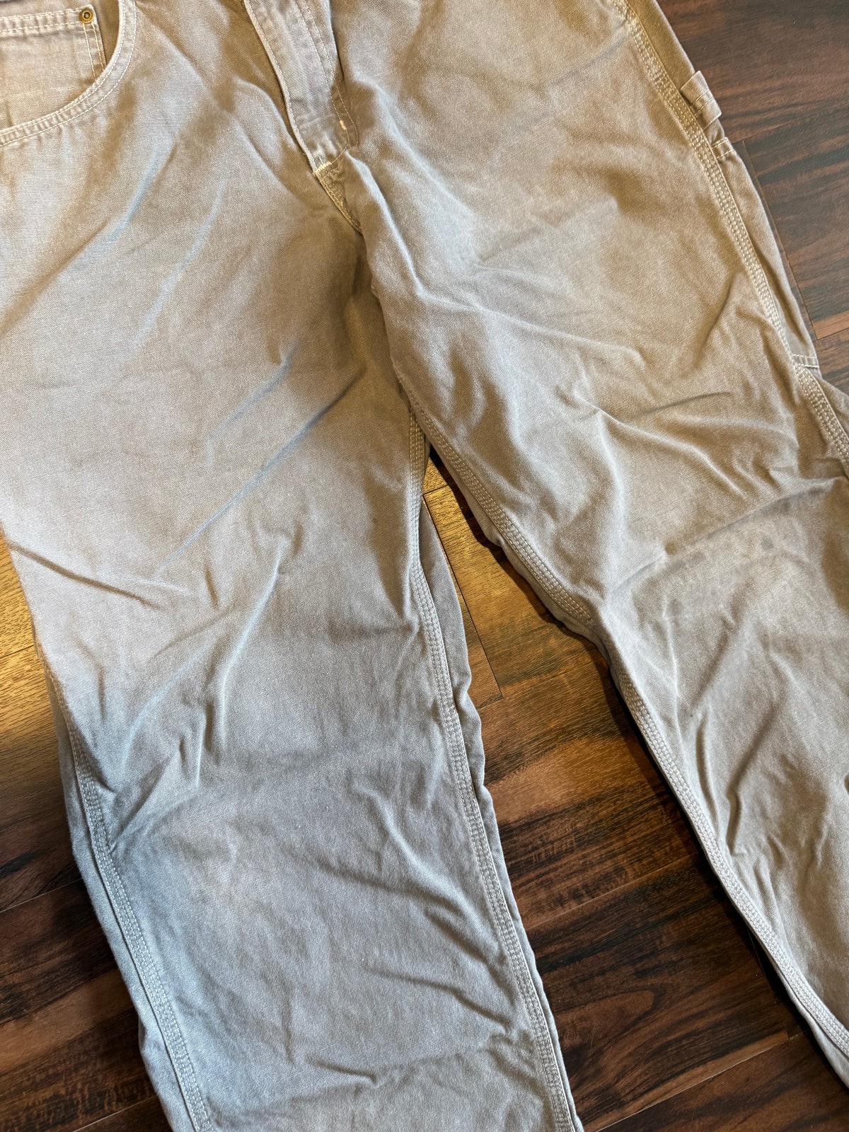 Vintage Carhartt Gray Canvas Carpenter Pants- 32x32