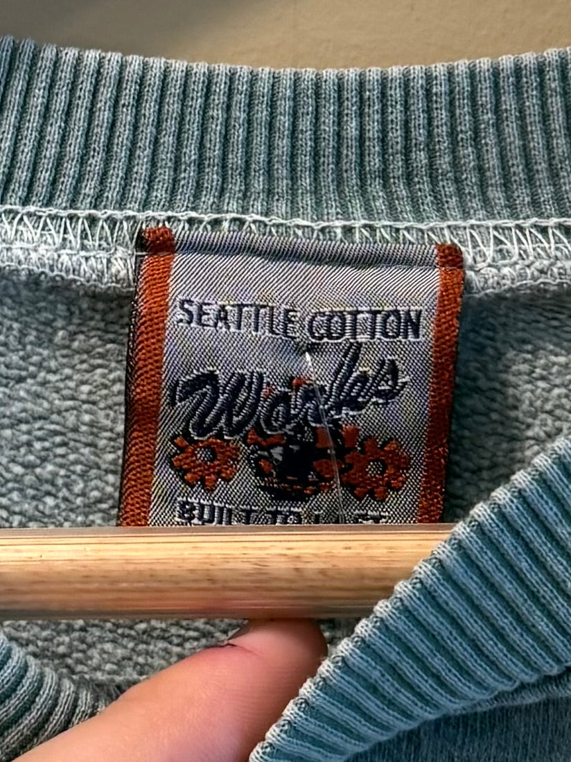 Vintage Seattle Pyramid Ales Green Crewneck Sweatshirt- XL
