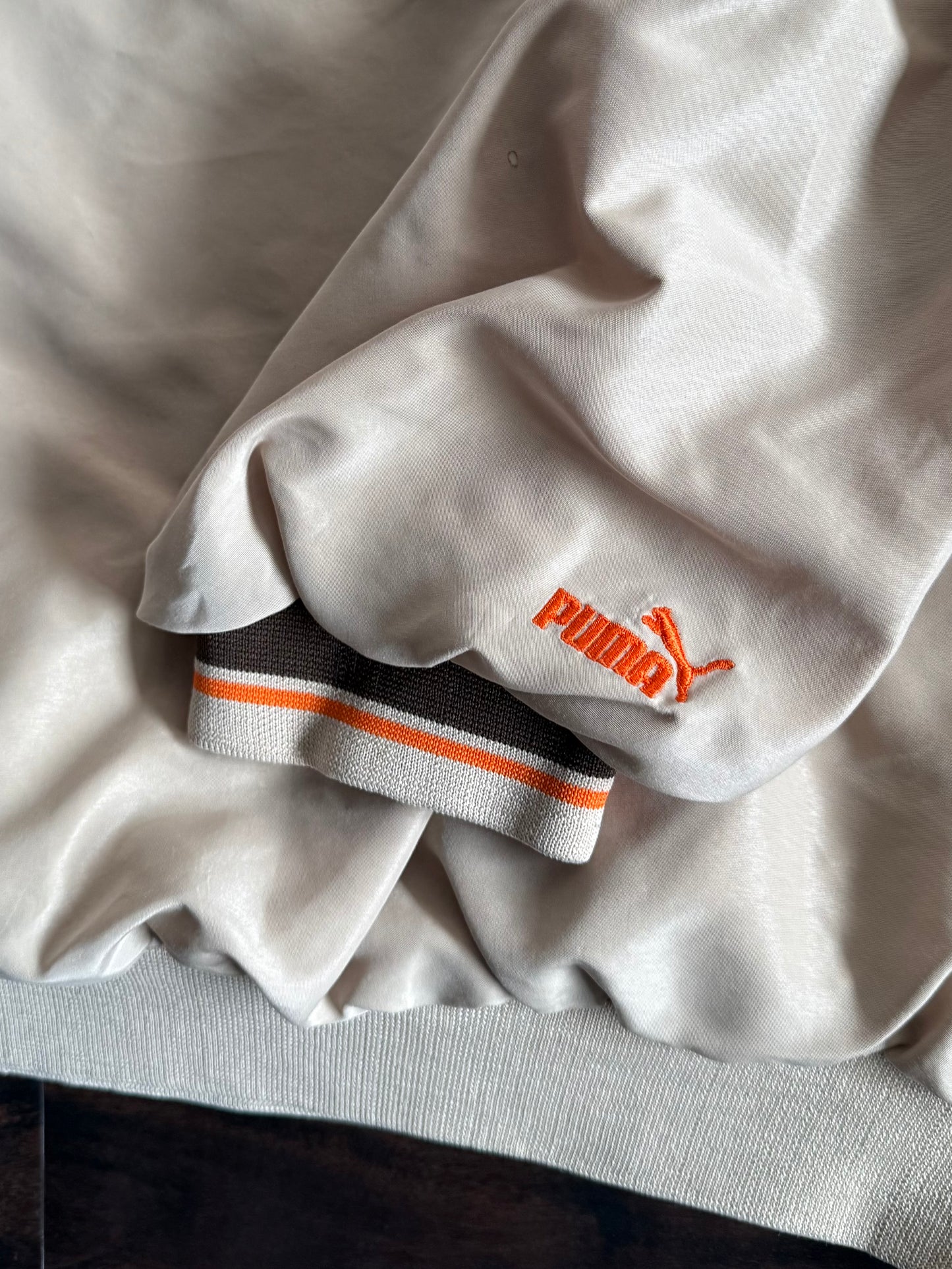 Vintage Puma Cleveland Browns NFL Tan Windbreaker- XXL