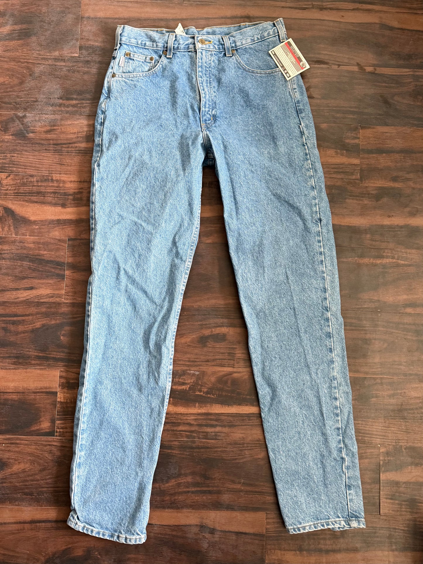 Vintage Carhartt Light Wash Denim Jeans- 32x36
